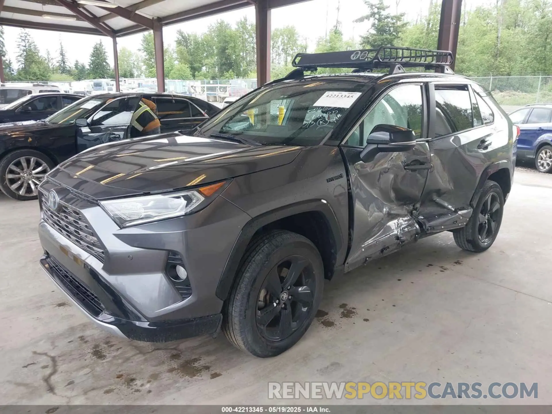 2 Photograph of a damaged car 4T3E6RFV2MU007724 TOYOTA RAV4 HYBRID 2021