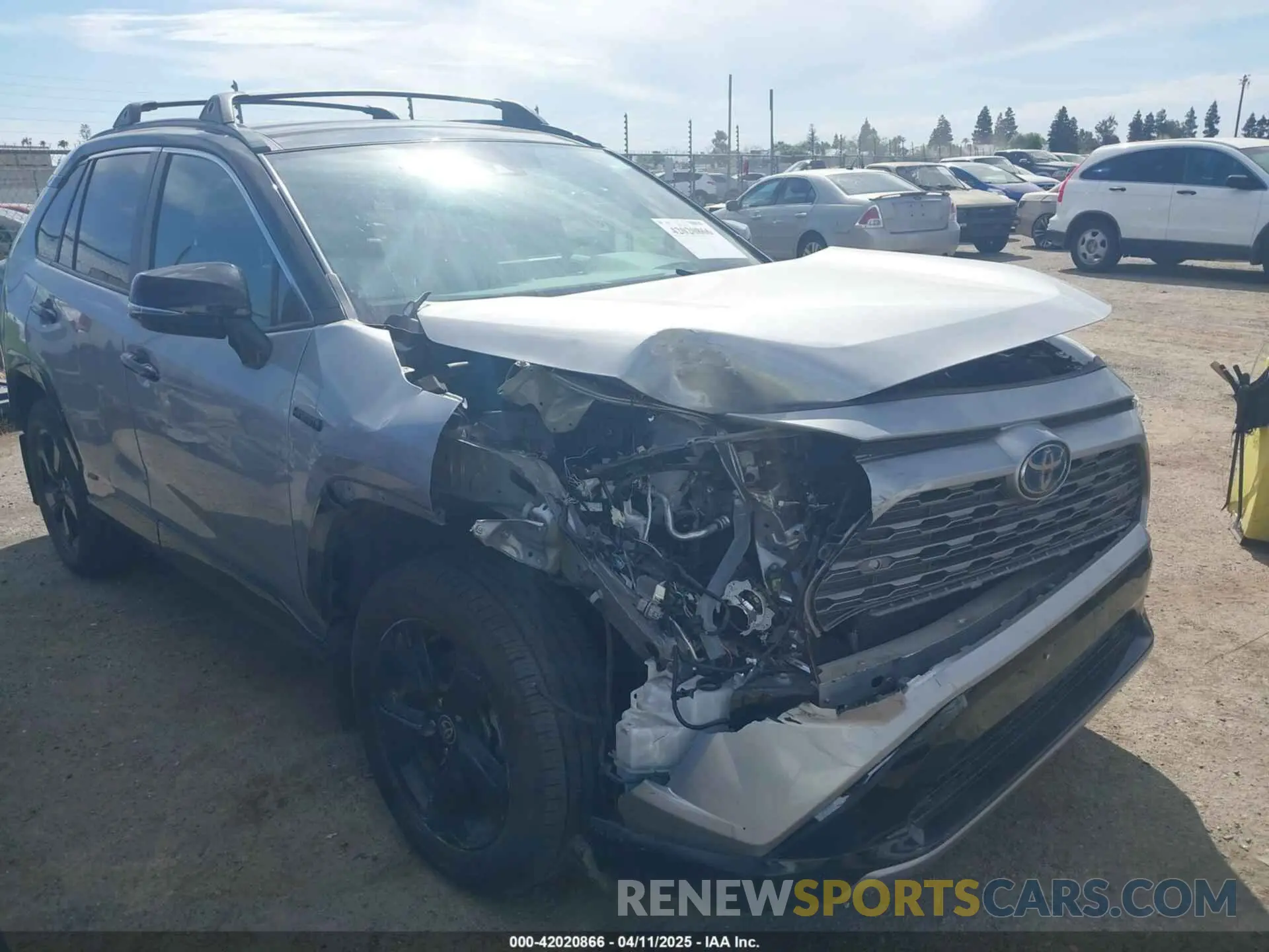 1 Фотография поврежденного автомобиля 4T3E6RFV6MU040399 TOYOTA RAV4 HYBRID 2021