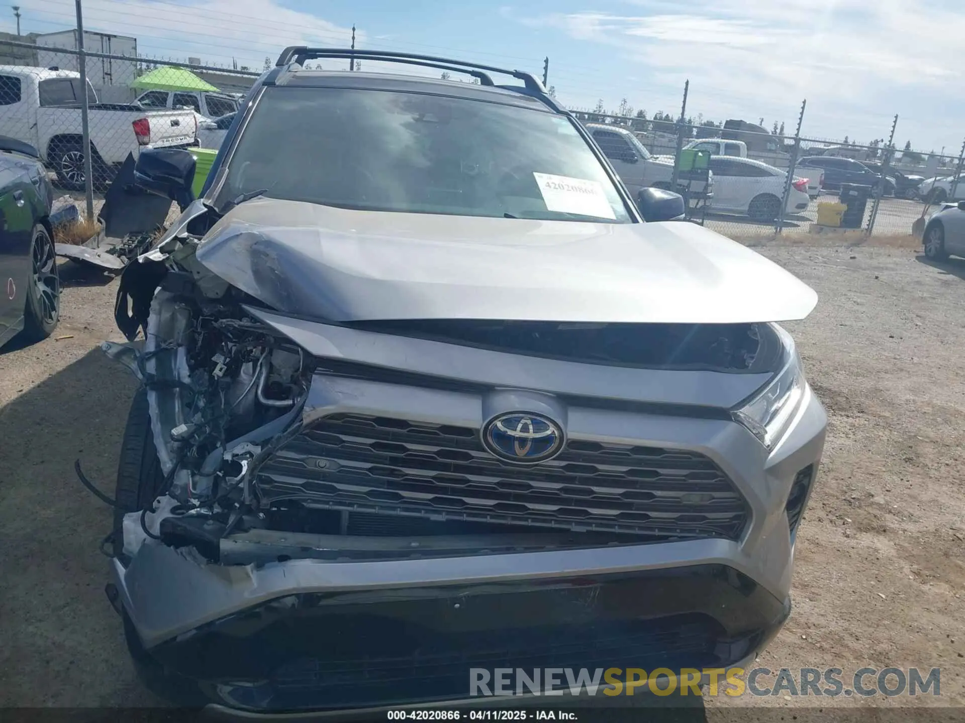 13 Фотография поврежденного автомобиля 4T3E6RFV6MU040399 TOYOTA RAV4 HYBRID 2021