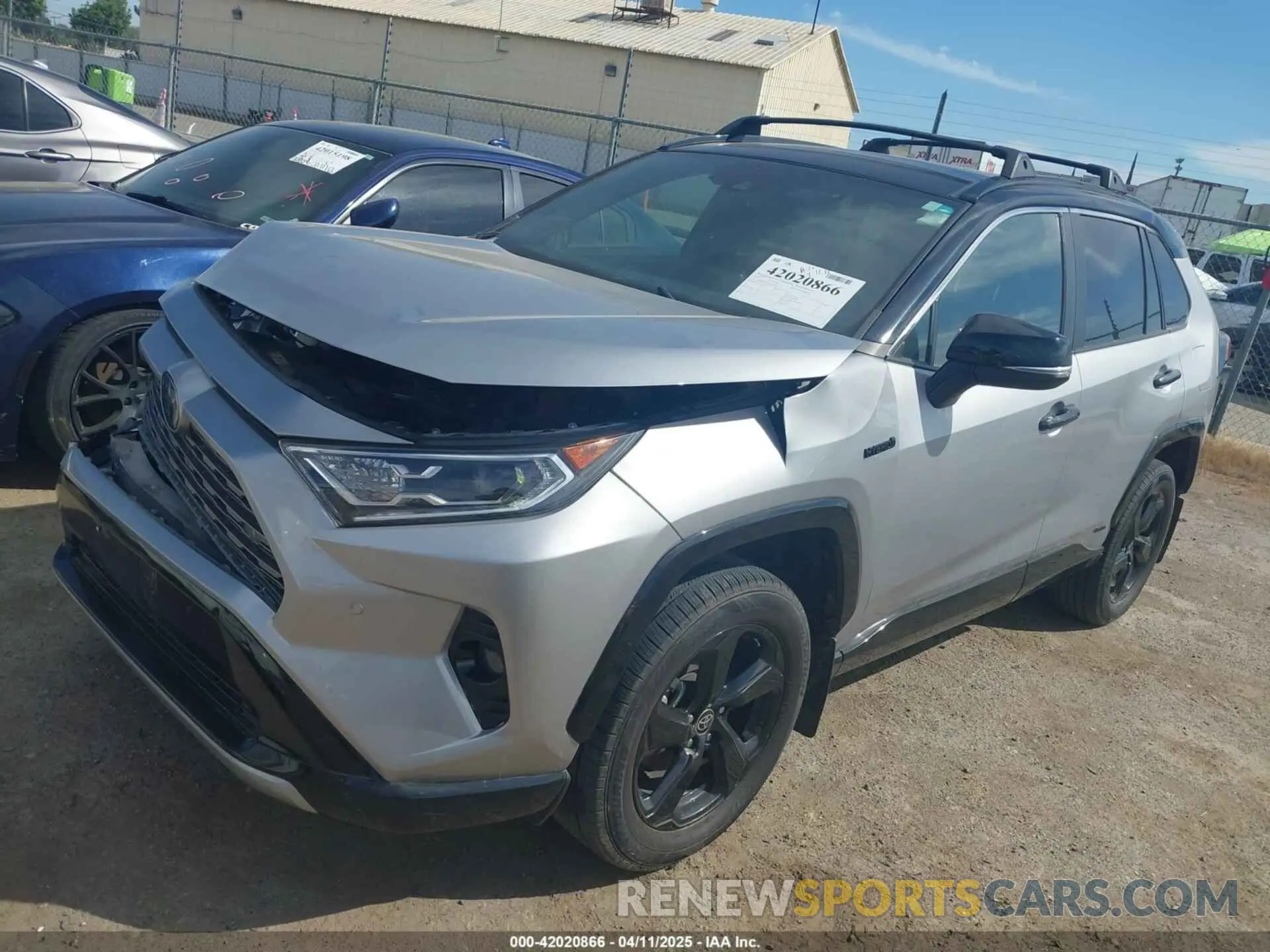 2 Фотография поврежденного автомобиля 4T3E6RFV6MU040399 TOYOTA RAV4 HYBRID 2021