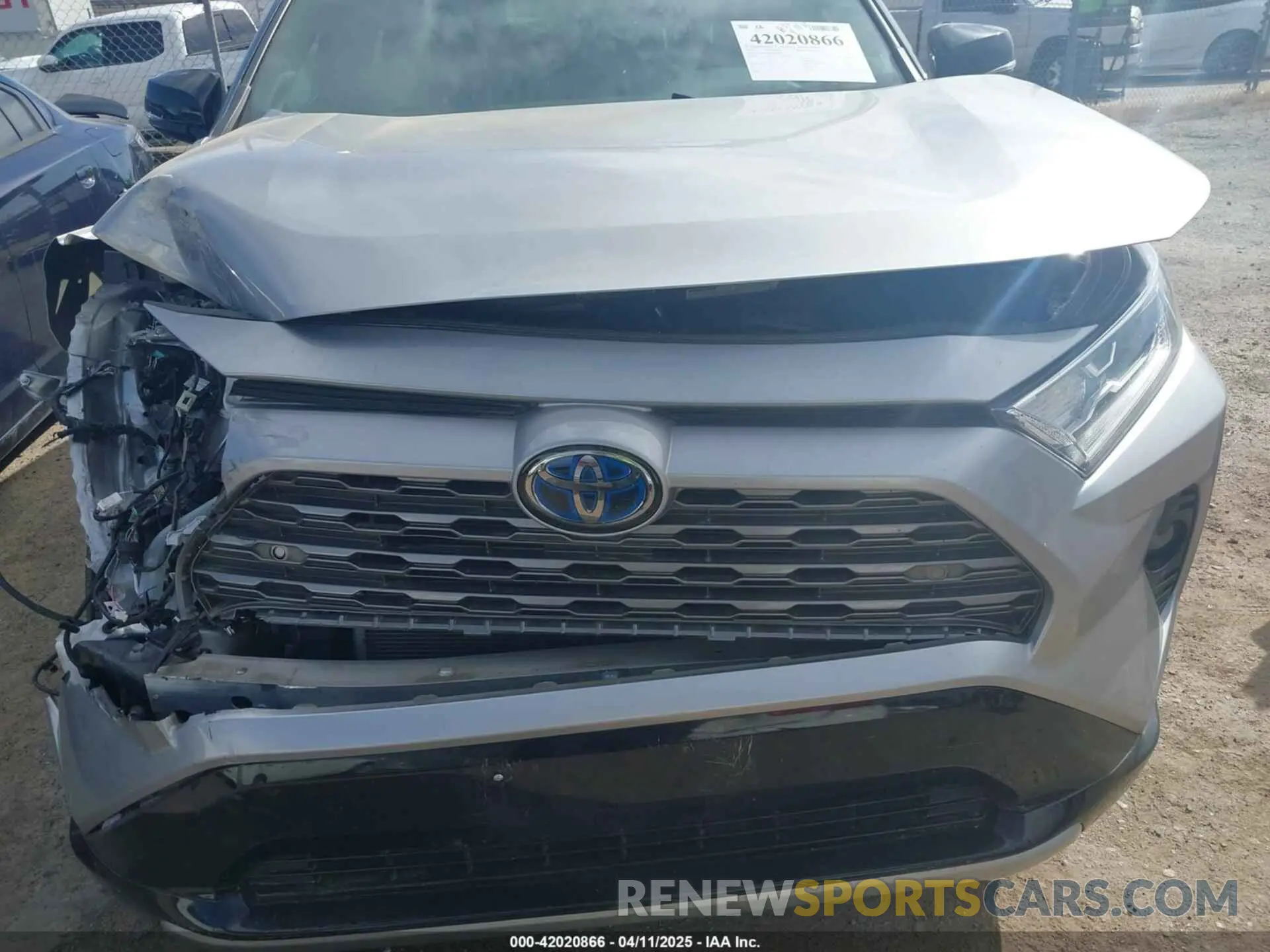 6 Фотография поврежденного автомобиля 4T3E6RFV6MU040399 TOYOTA RAV4 HYBRID 2021