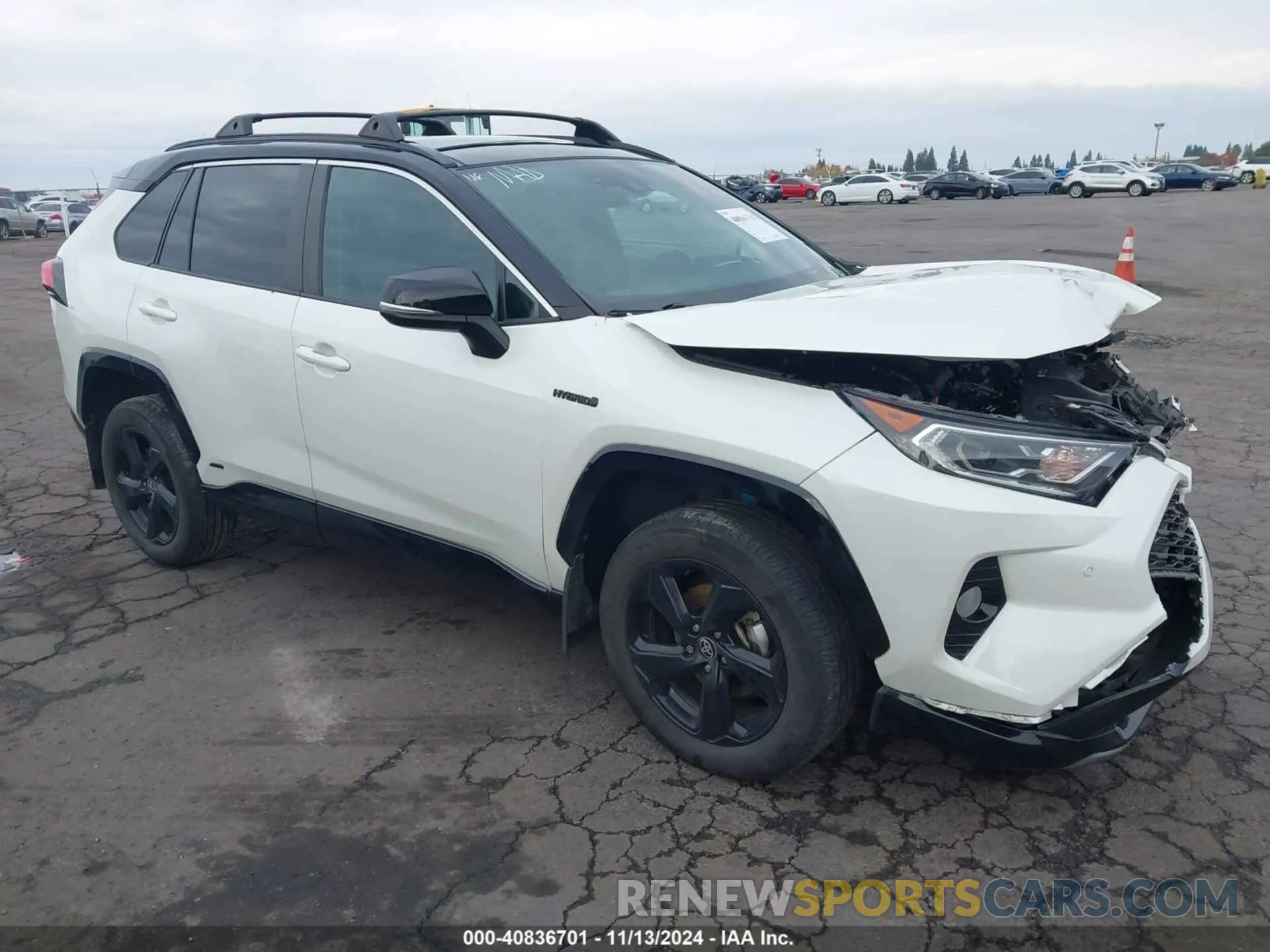 1 Photograph of a damaged car 4T3E6RFV8MU034507 TOYOTA RAV4 HYBRID 2021