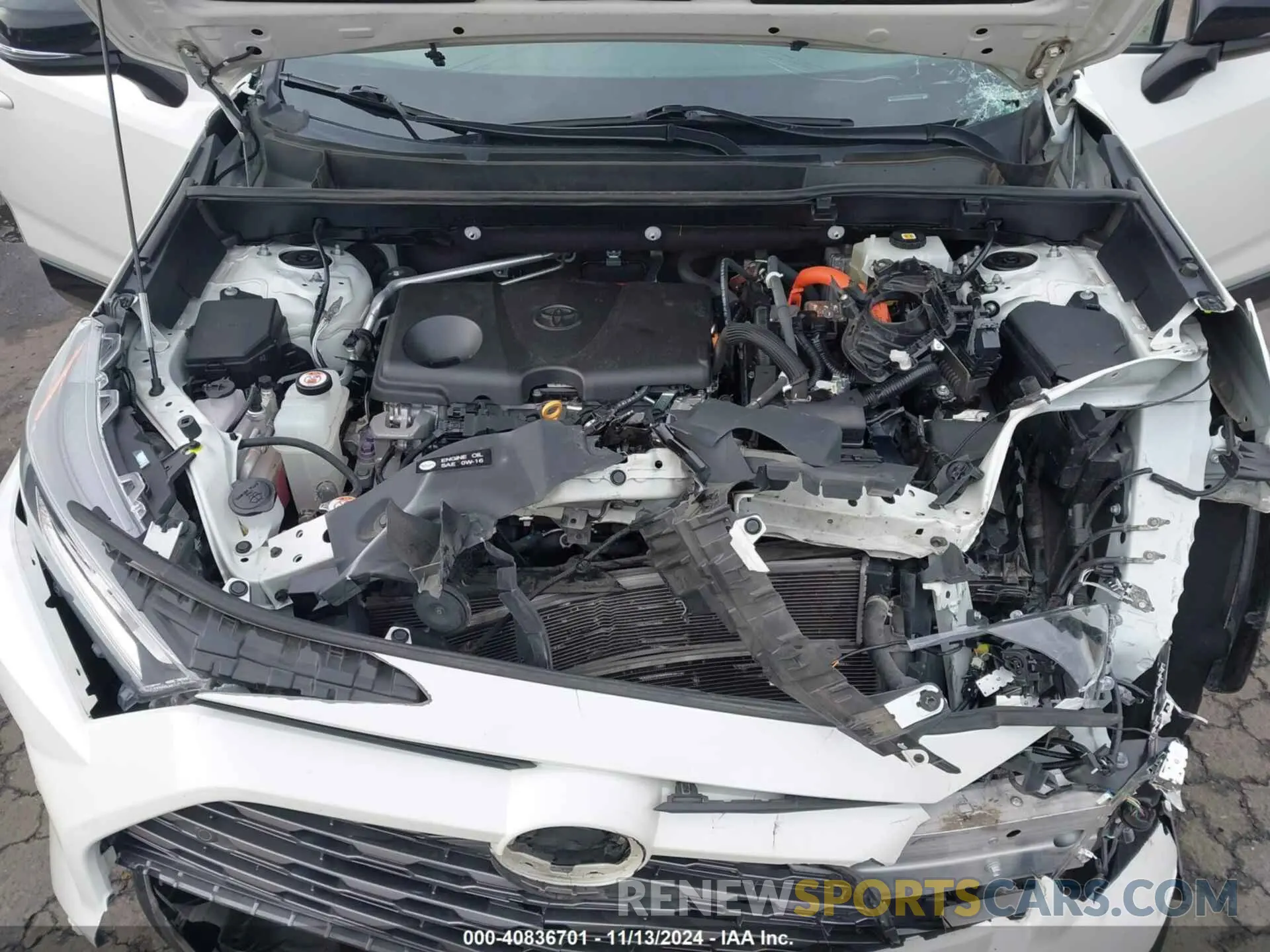 10 Photograph of a damaged car 4T3E6RFV8MU034507 TOYOTA RAV4 HYBRID 2021