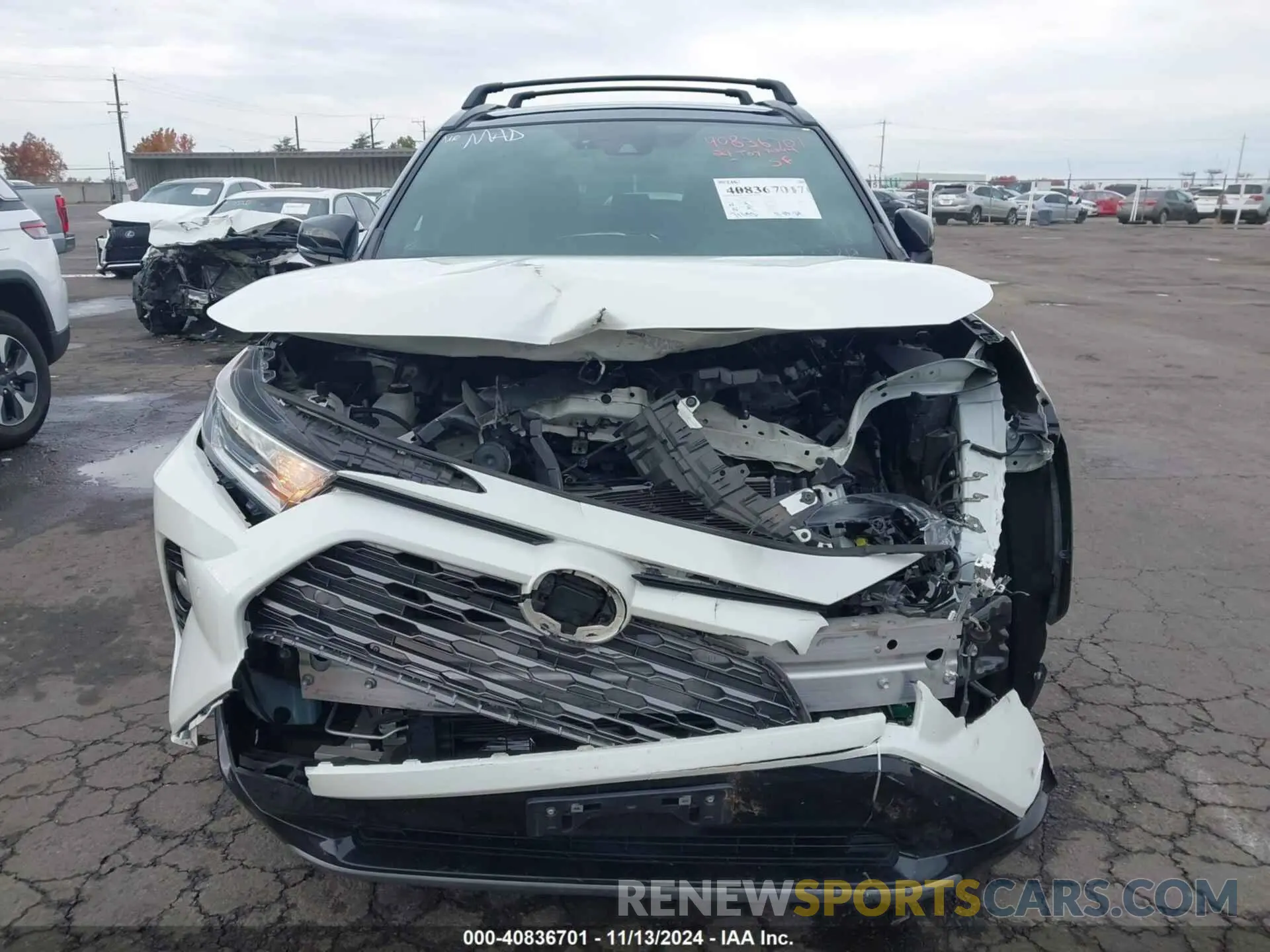 13 Photograph of a damaged car 4T3E6RFV8MU034507 TOYOTA RAV4 HYBRID 2021