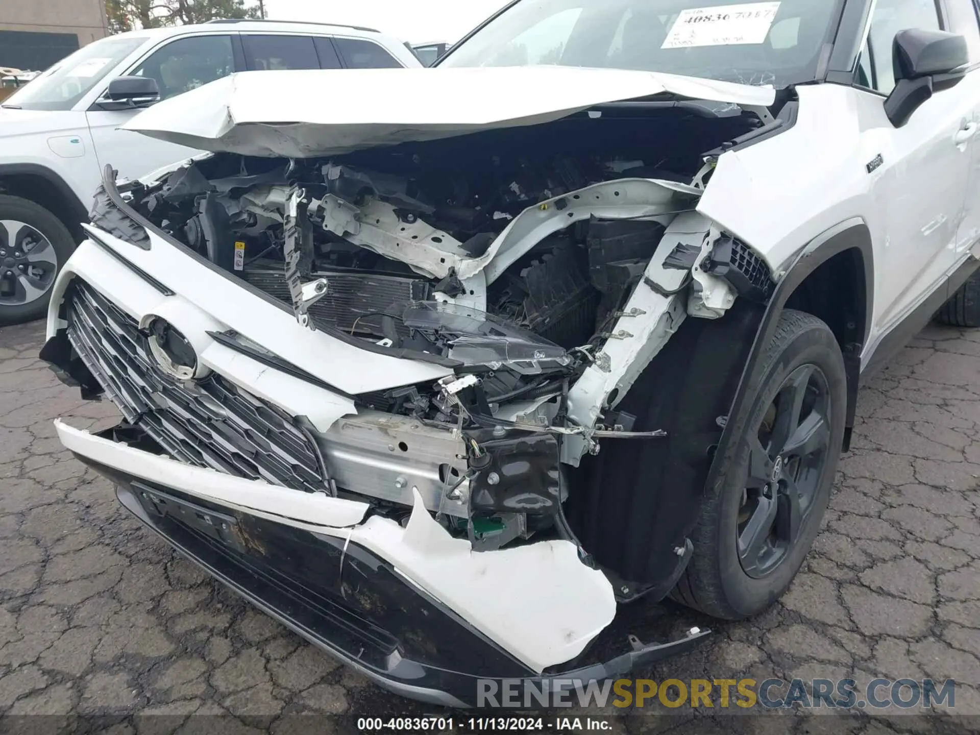 6 Photograph of a damaged car 4T3E6RFV8MU034507 TOYOTA RAV4 HYBRID 2021