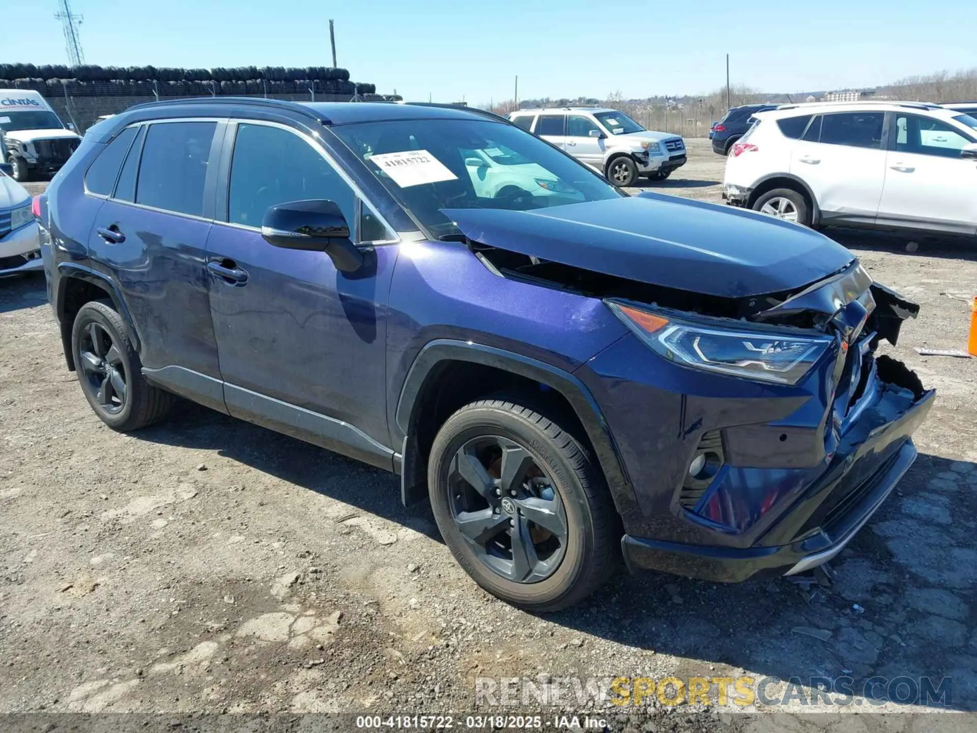 1 Photograph of a damaged car 4T3E6RFV8MU035897 TOYOTA RAV4 HYBRID 2021