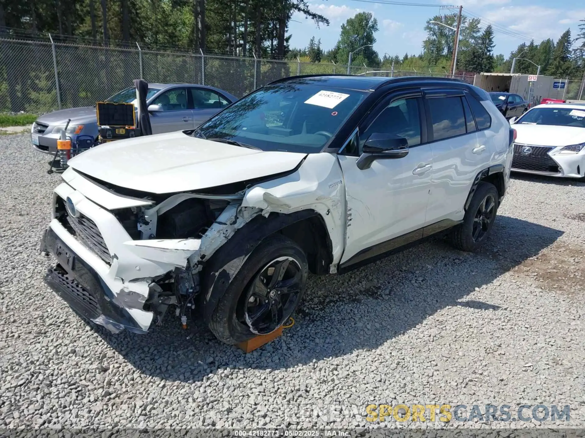 2 Фотография поврежденного автомобиля 4T3E6RFV9MU040817 TOYOTA RAV4 HYBRID 2021