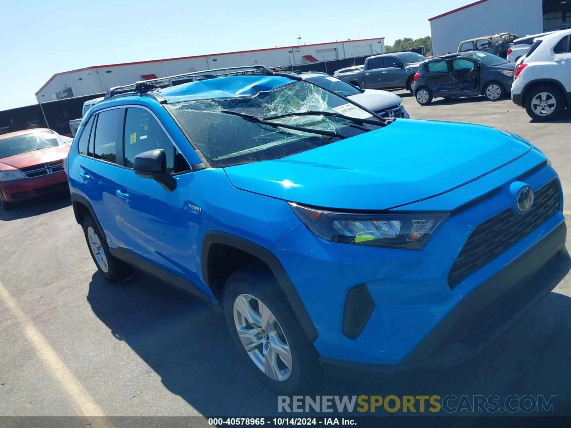 1 Photograph of a damaged car 4T3L6RFV2MU015135 TOYOTA RAV4 HYBRID 2021