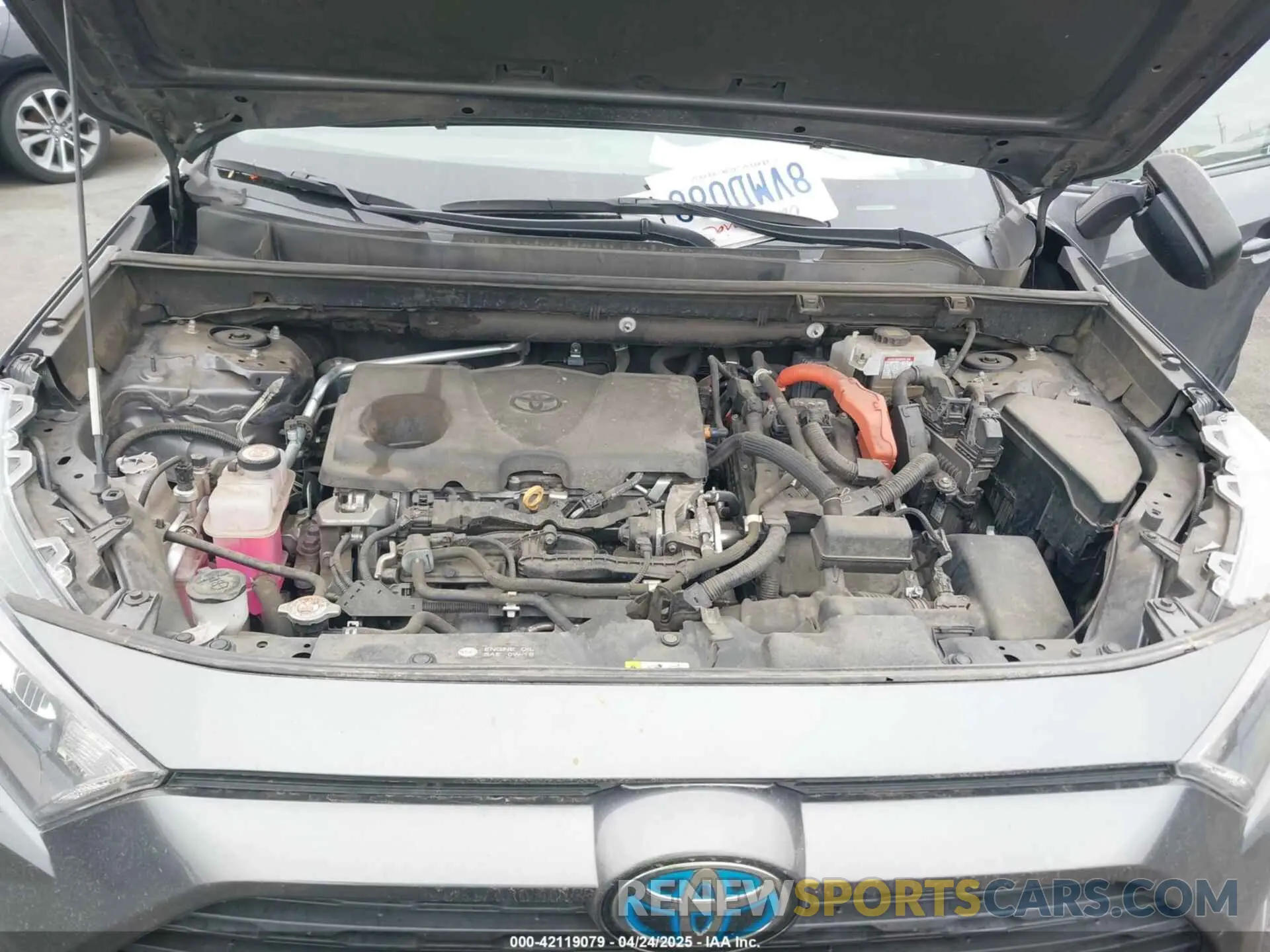 10 Фотография поврежденного автомобиля 4T3L6RFV3MU031523 TOYOTA RAV4 HYBRID 2021