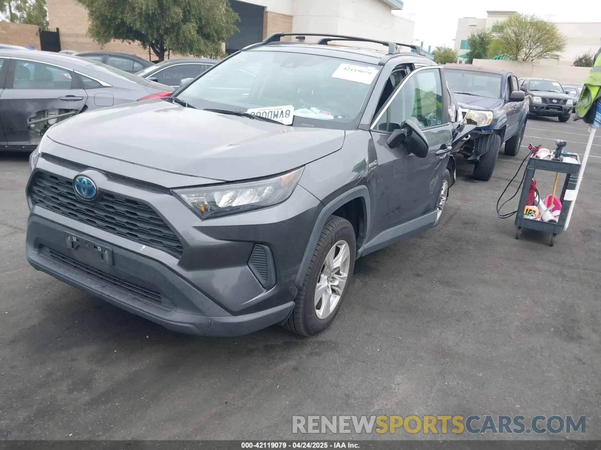 2 Фотография поврежденного автомобиля 4T3L6RFV3MU031523 TOYOTA RAV4 HYBRID 2021