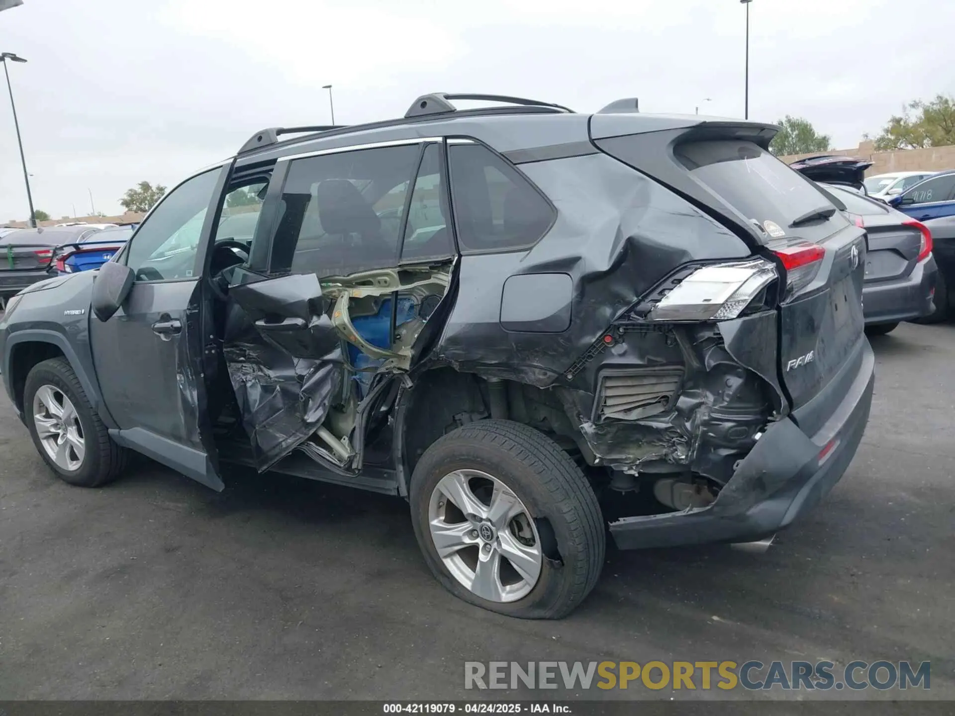 6 Фотография поврежденного автомобиля 4T3L6RFV3MU031523 TOYOTA RAV4 HYBRID 2021