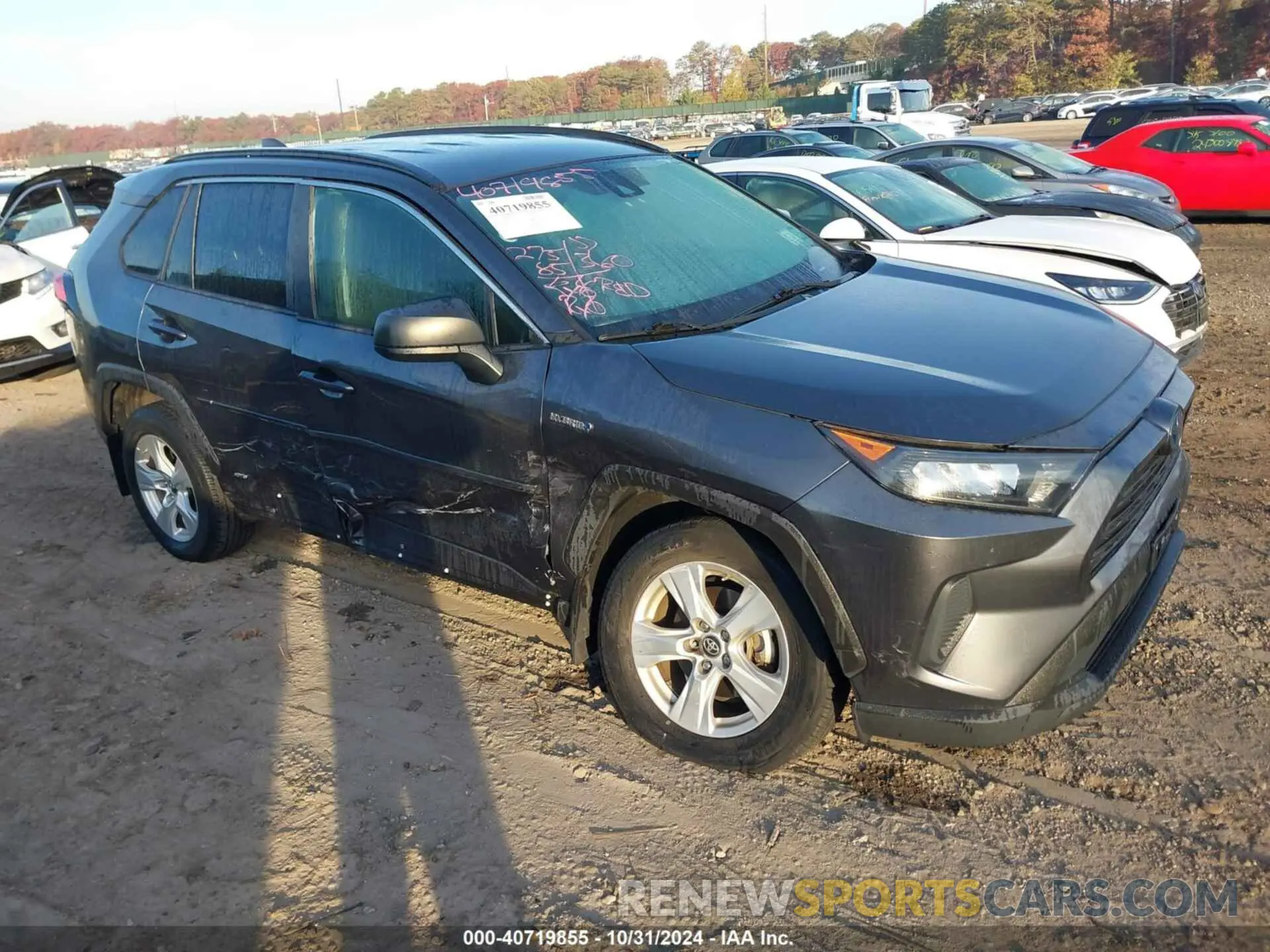 1 Photograph of a damaged car 4T3L6RFV6MU021102 TOYOTA RAV4 HYBRID 2021
