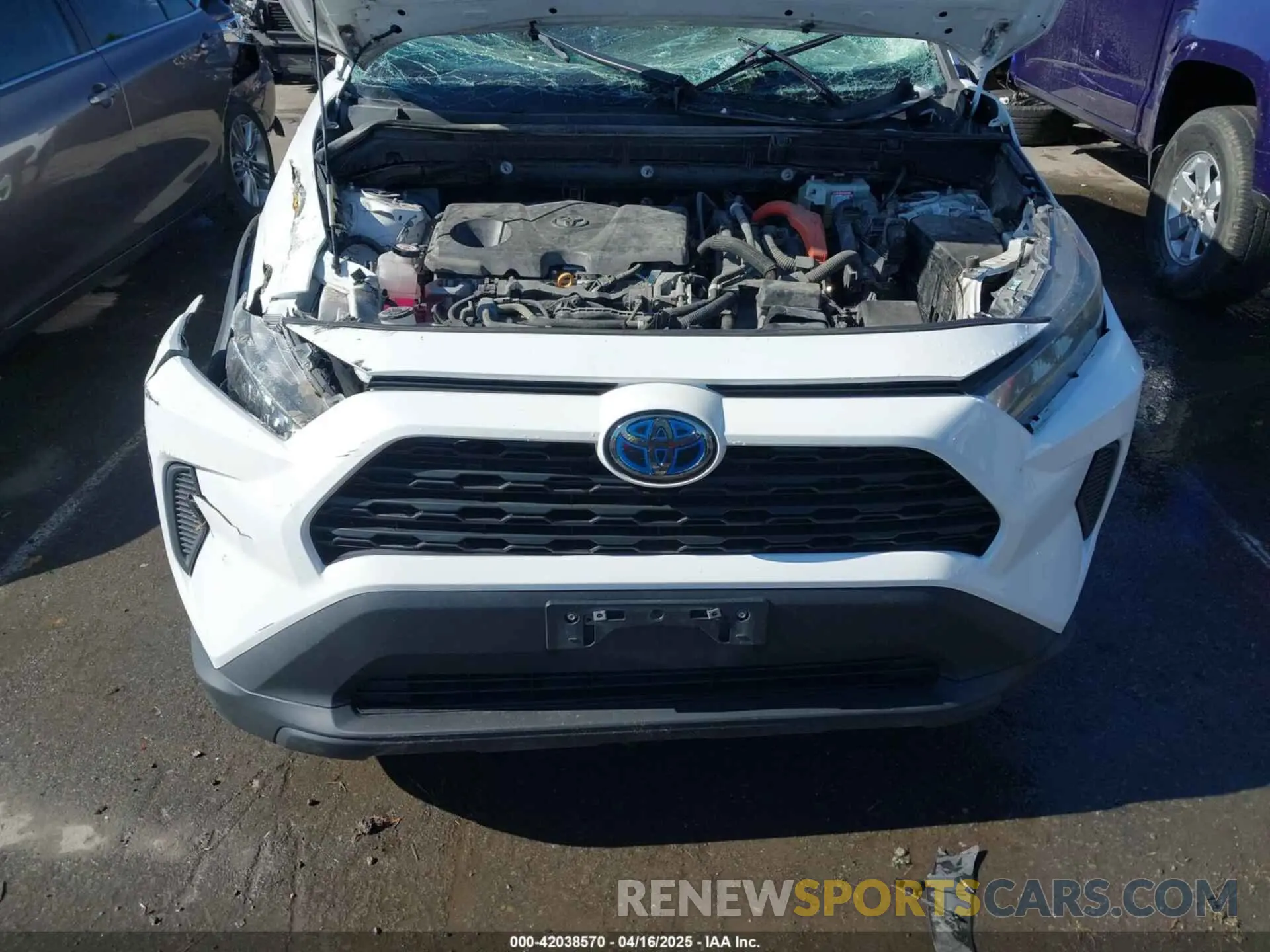 10 Photograph of a damaged car 4T3LWRFV1MU021248 TOYOTA RAV4 HYBRID 2021