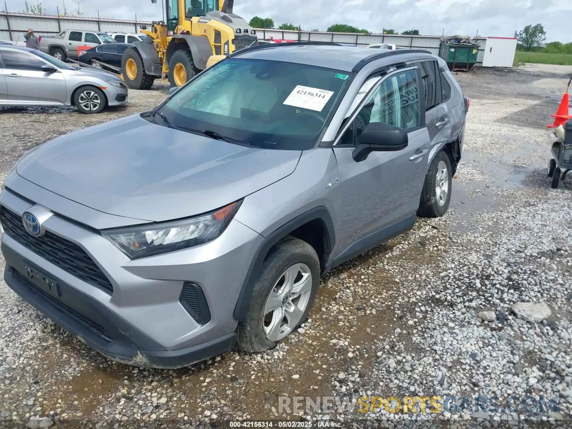 2 Photograph of a damaged car 4T3LWRFV1MU039779 TOYOTA RAV4 HYBRID 2021