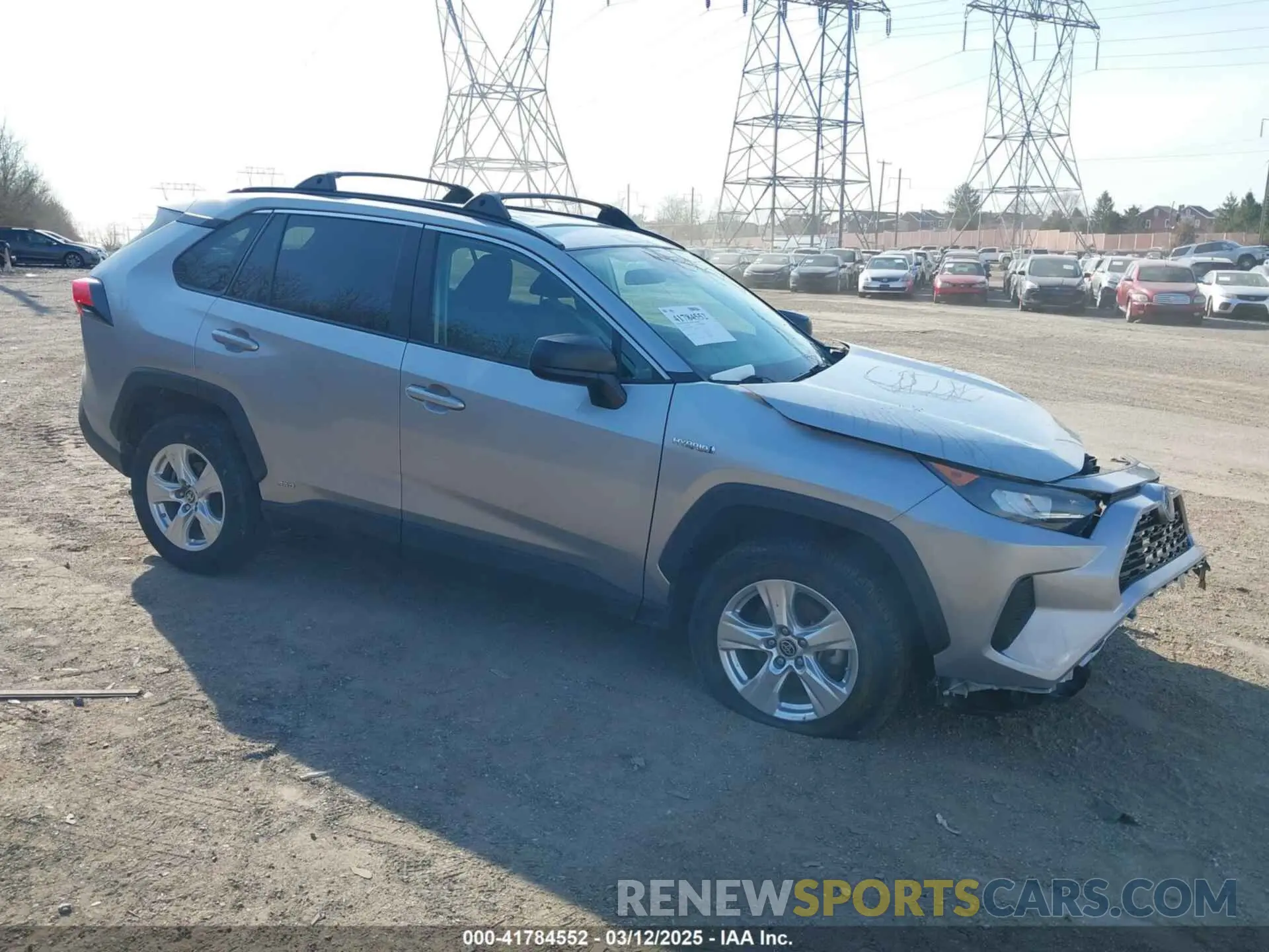 1 Фотография поврежденного автомобиля 4T3LWRFV9MU017304 TOYOTA RAV4 HYBRID 2021