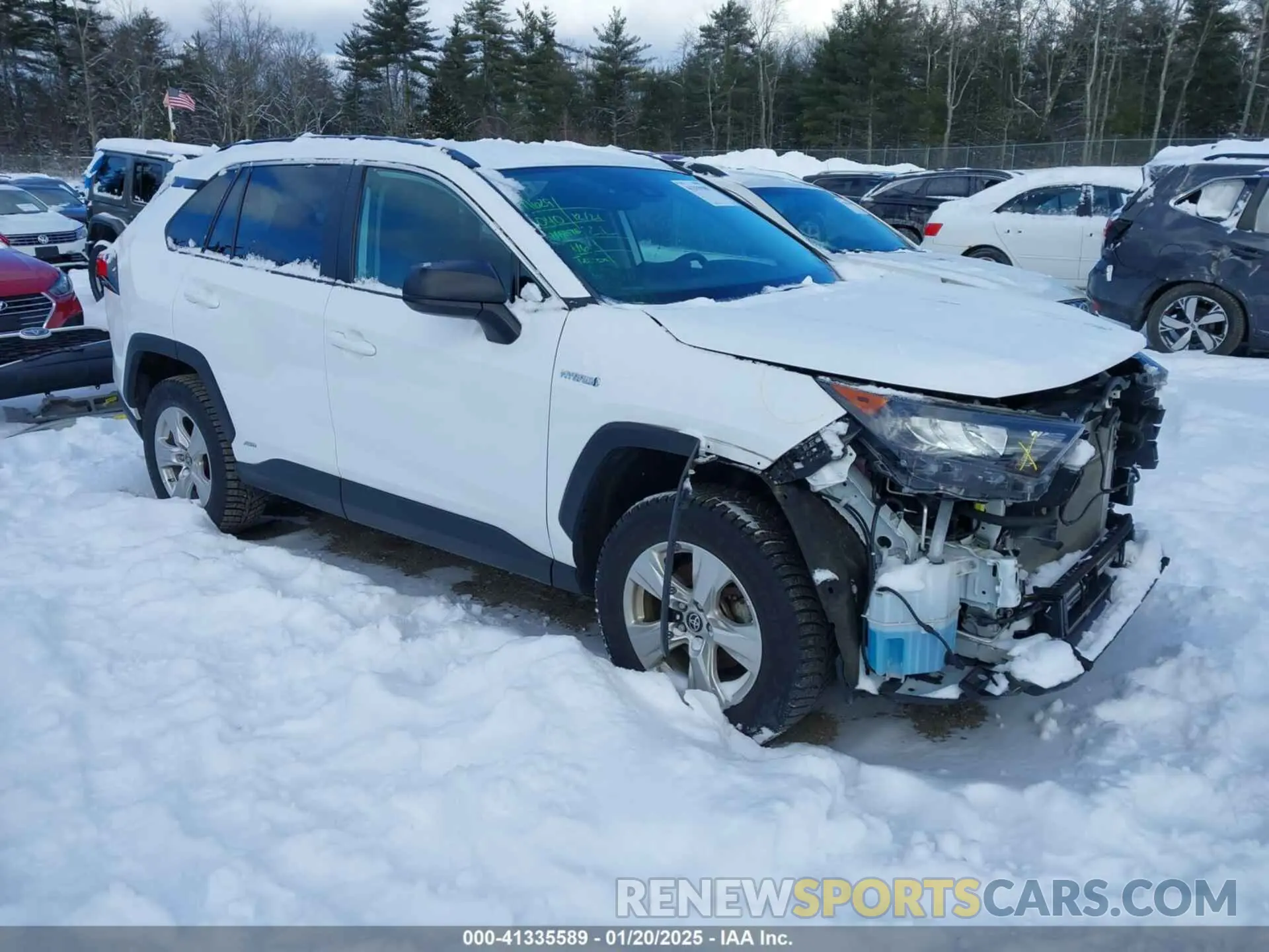 1 Фотография поврежденного автомобиля 4T3LWRFV9MU047628 TOYOTA RAV4 HYBRID 2021