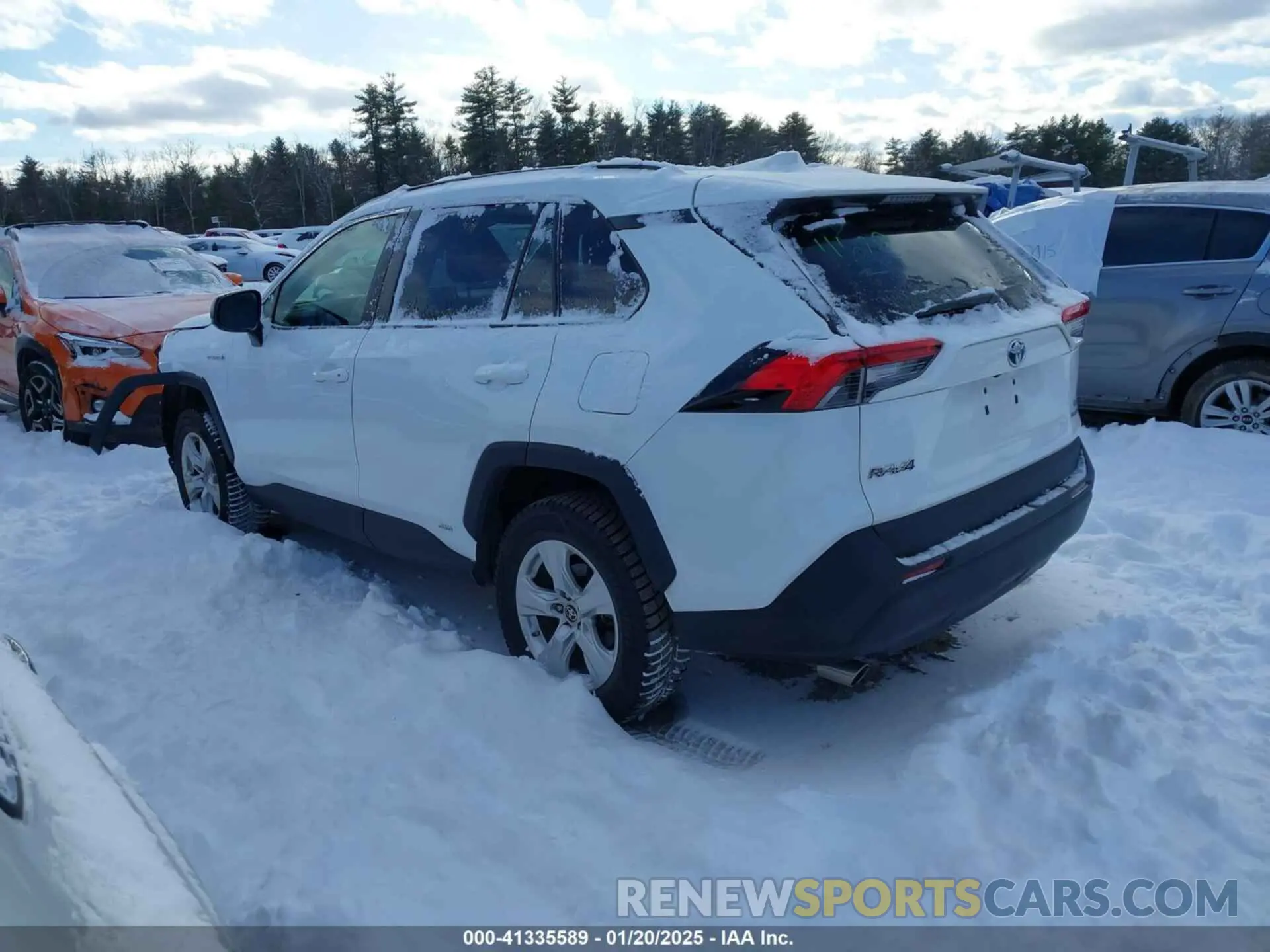 3 Фотография поврежденного автомобиля 4T3LWRFV9MU047628 TOYOTA RAV4 HYBRID 2021