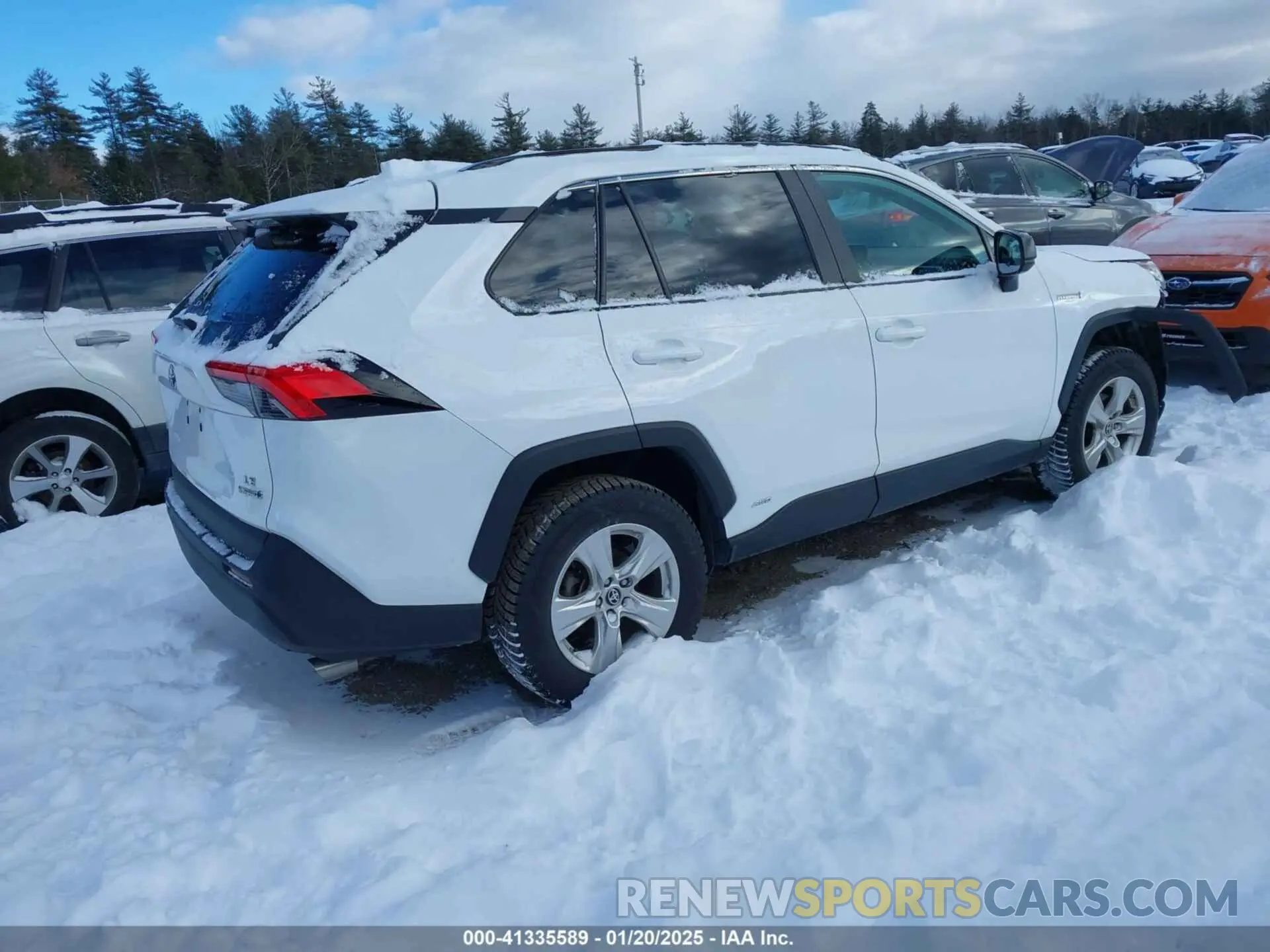 4 Фотография поврежденного автомобиля 4T3LWRFV9MU047628 TOYOTA RAV4 HYBRID 2021