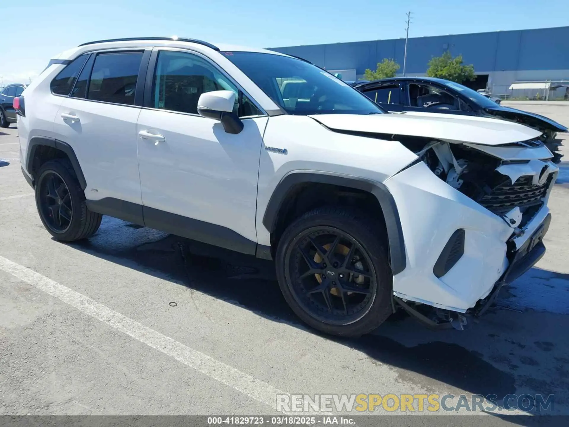 1 Photograph of a damaged car 4T3M6RFV7MU027172 TOYOTA RAV4 HYBRID 2021
