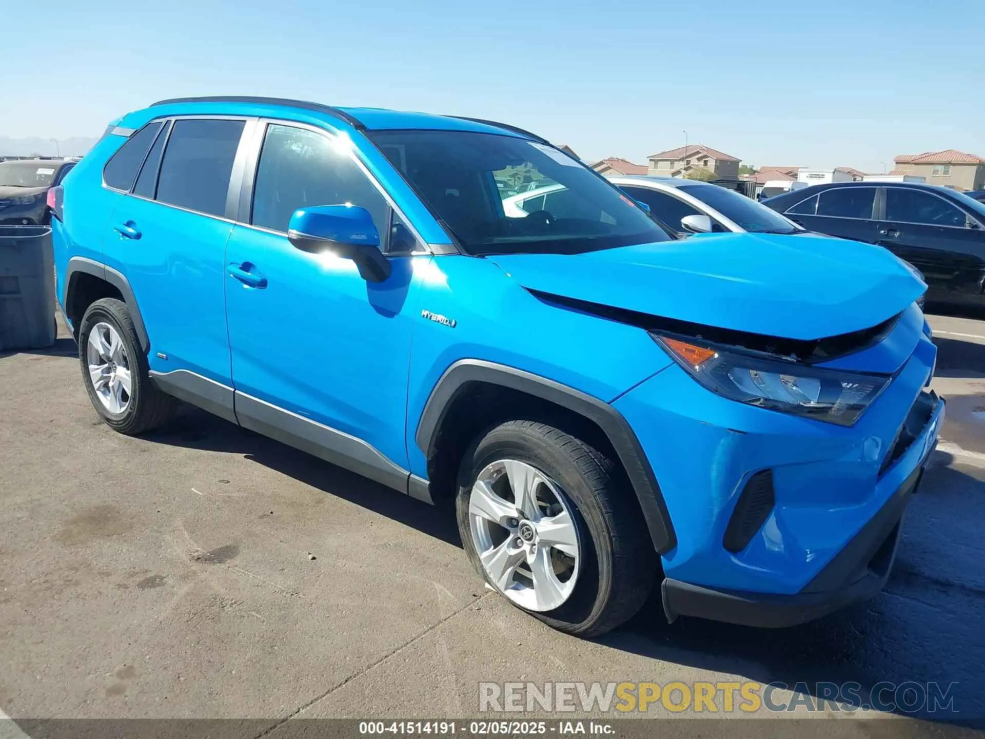 1 Photograph of a damaged car 4T3MWRFVXMU023035 TOYOTA RAV4 HYBRID 2021