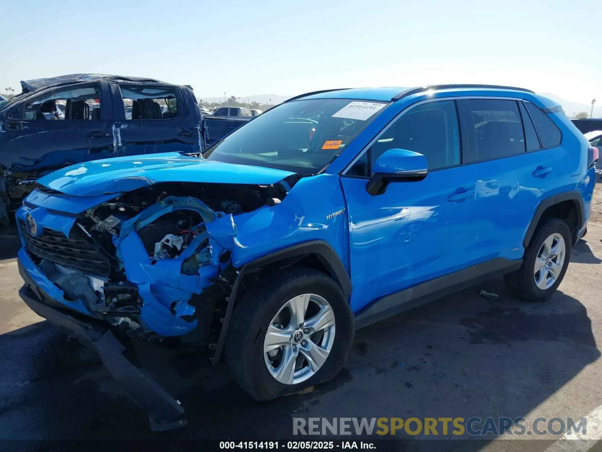 2 Photograph of a damaged car 4T3MWRFVXMU023035 TOYOTA RAV4 HYBRID 2021