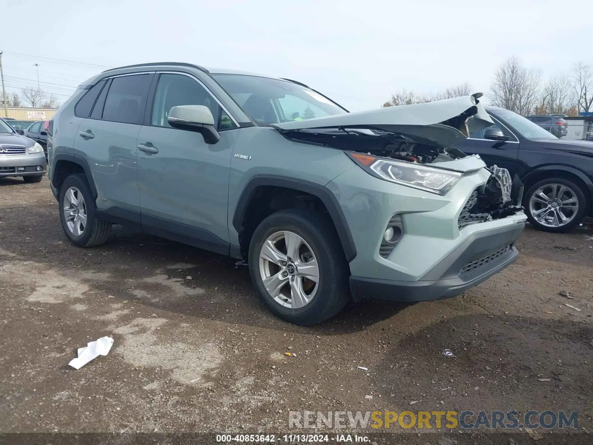 1 Photograph of a damaged car 4T3R6RFV1MU015413 TOYOTA RAV4 HYBRID 2021