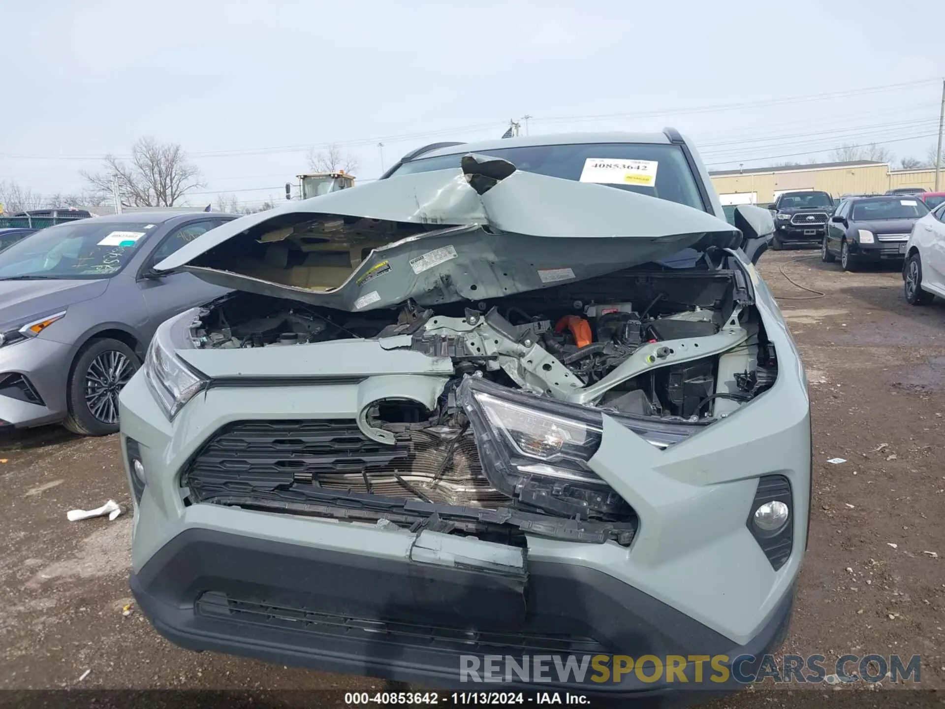 6 Photograph of a damaged car 4T3R6RFV1MU015413 TOYOTA RAV4 HYBRID 2021