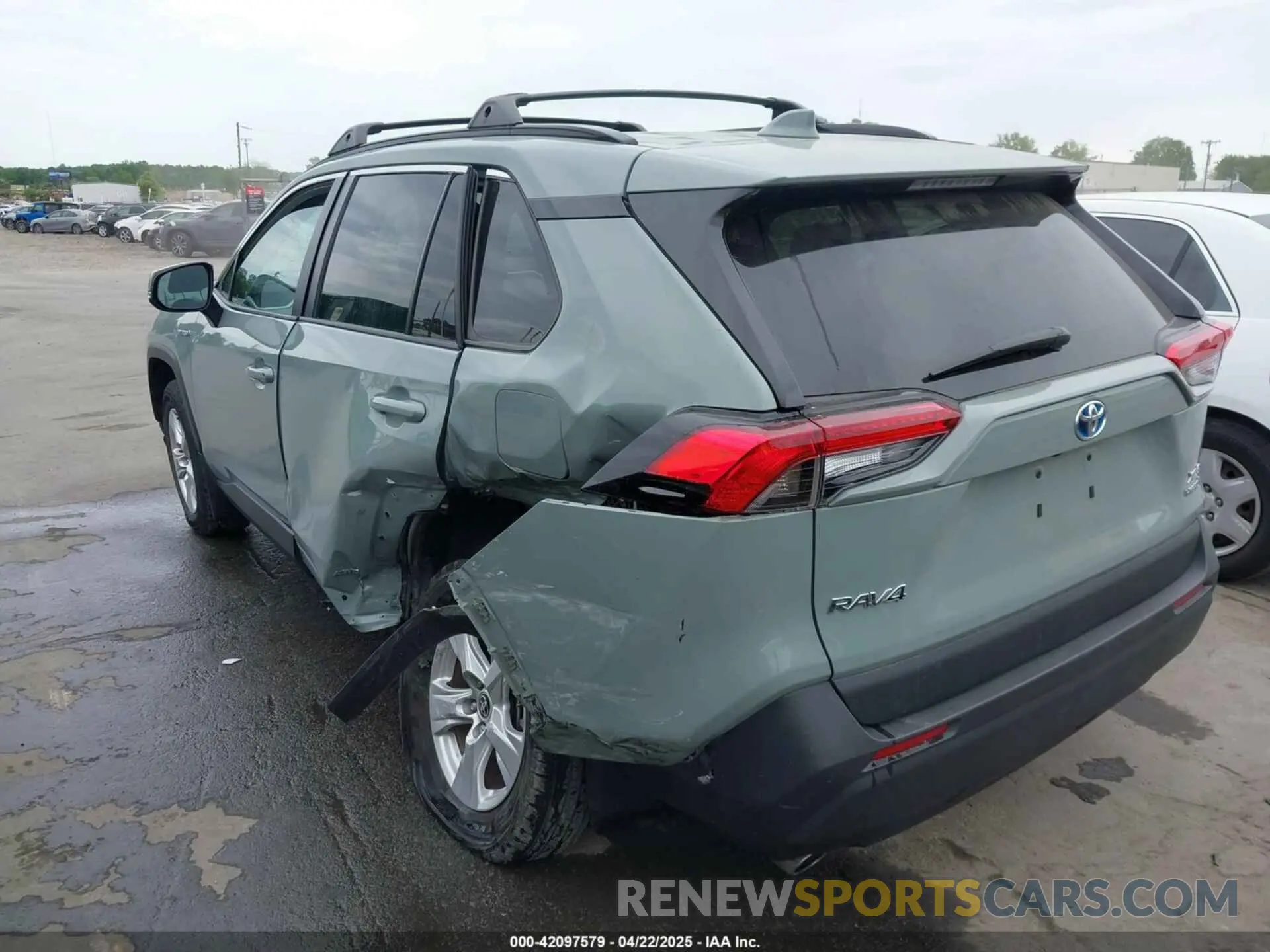3 Фотография поврежденного автомобиля 4T3R6RFV7MU028568 TOYOTA RAV4 HYBRID 2021