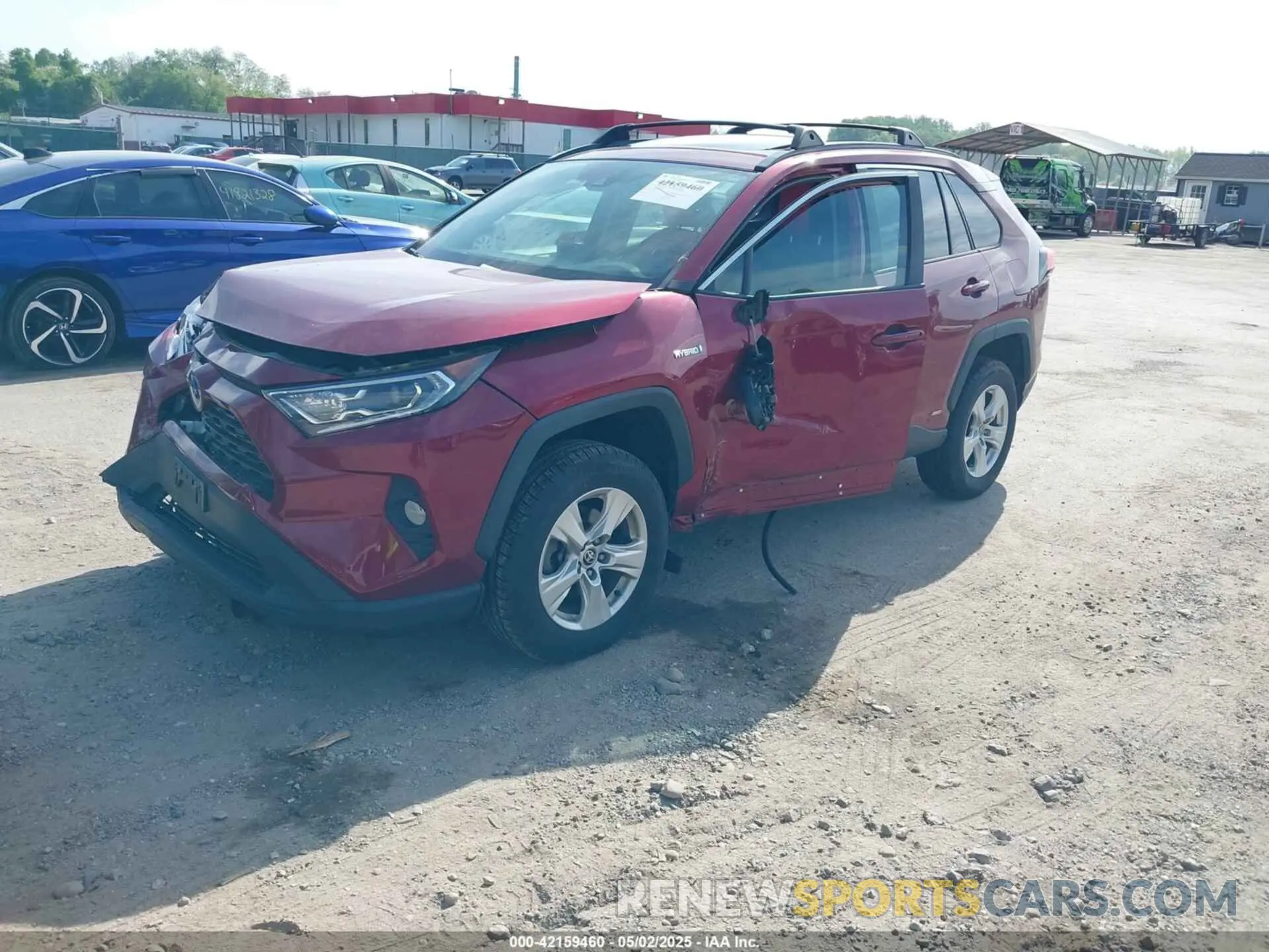2 Фотография поврежденного автомобиля 4T3R6RFV8MU030460 TOYOTA RAV4 HYBRID 2021