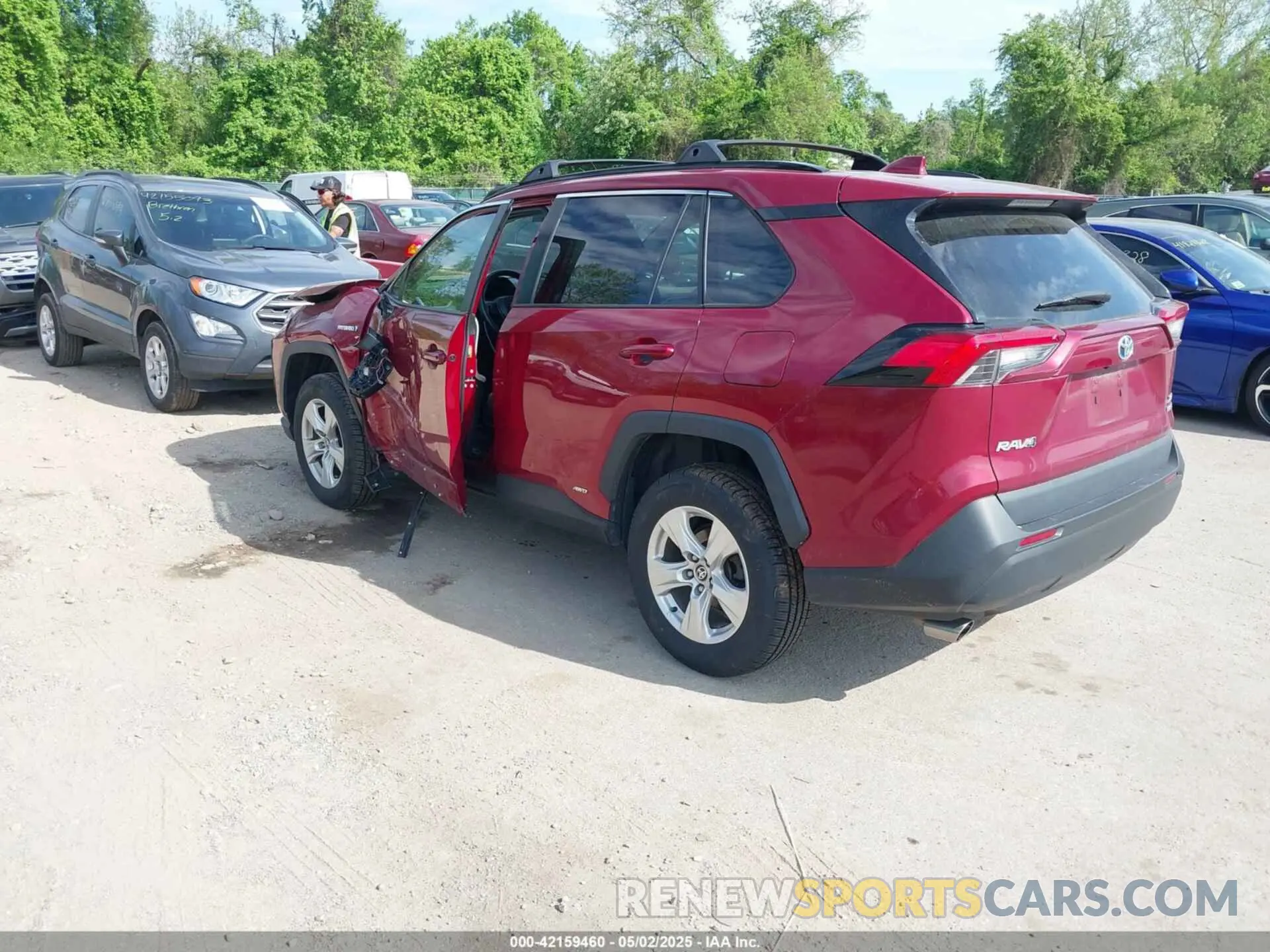3 Фотография поврежденного автомобиля 4T3R6RFV8MU030460 TOYOTA RAV4 HYBRID 2021
