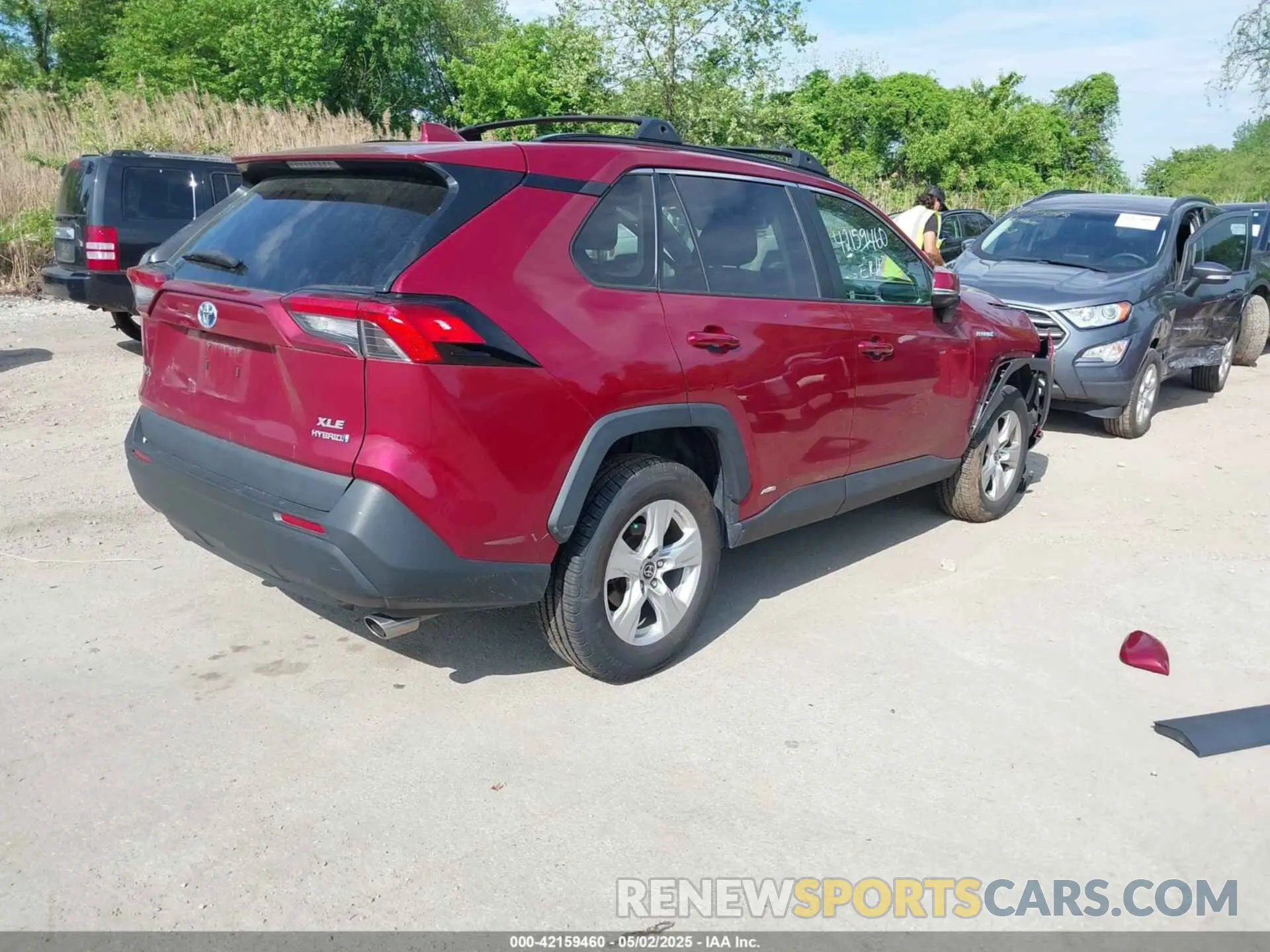 4 Фотография поврежденного автомобиля 4T3R6RFV8MU030460 TOYOTA RAV4 HYBRID 2021