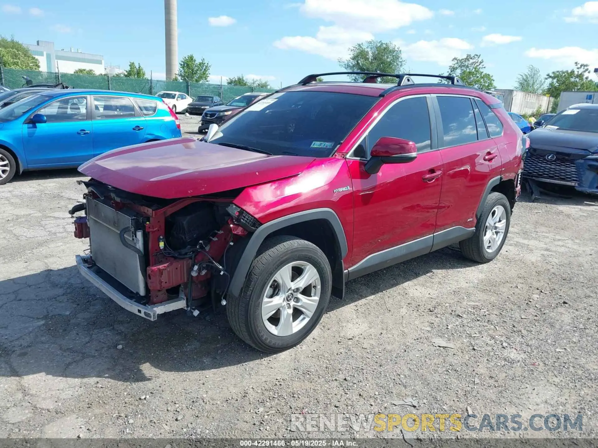 2 Photograph of a damaged car 4T3RWRFV0MU038715 TOYOTA RAV4 HYBRID 2021