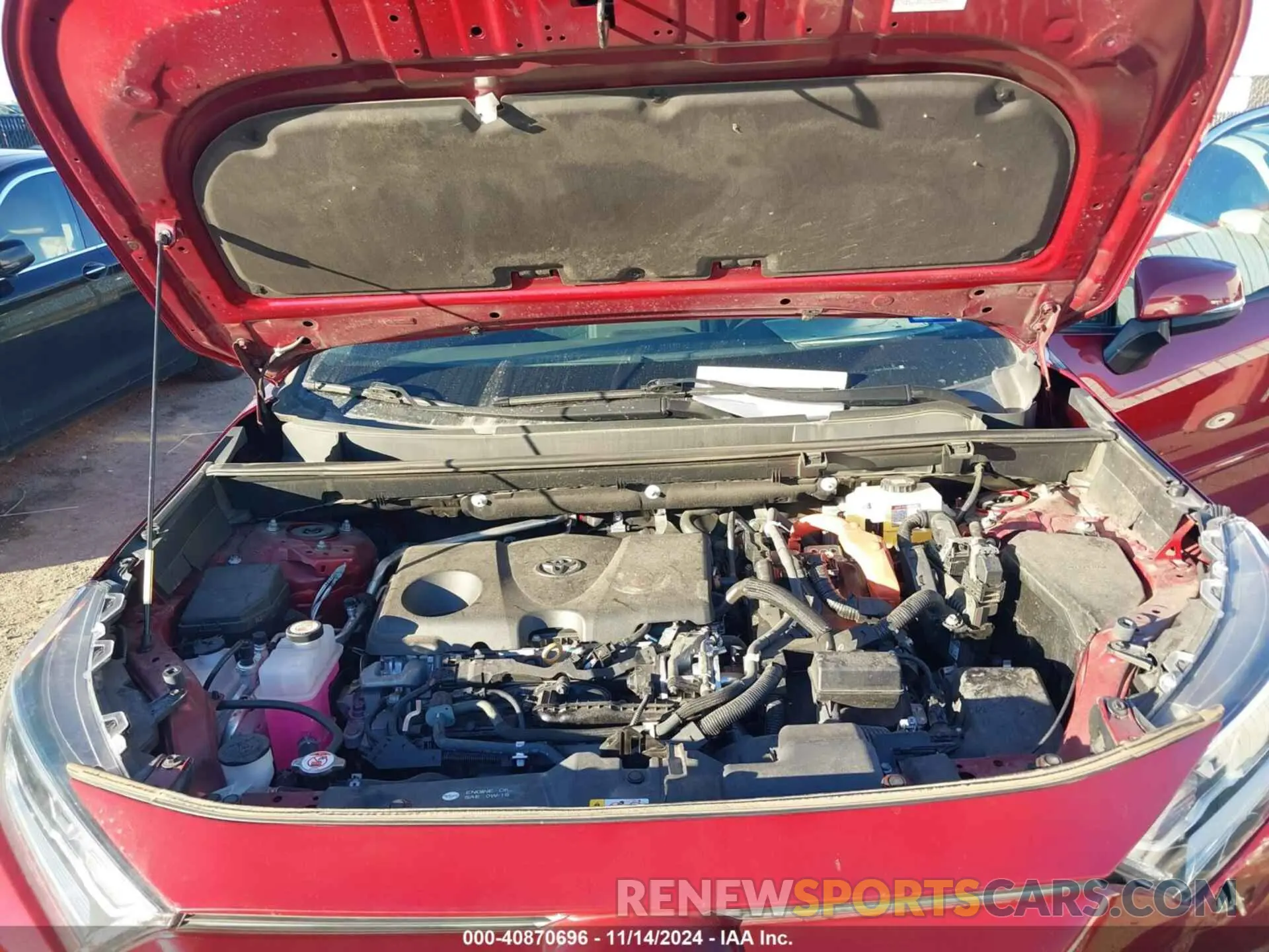 10 Photograph of a damaged car 4T3RWRFV0MU040707 TOYOTA RAV4 HYBRID 2021