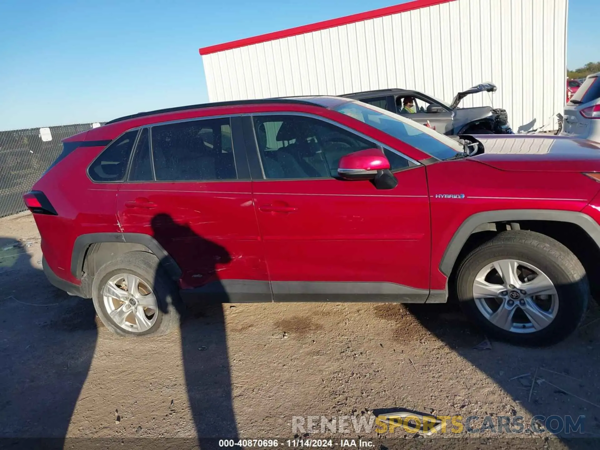 13 Photograph of a damaged car 4T3RWRFV0MU040707 TOYOTA RAV4 HYBRID 2021