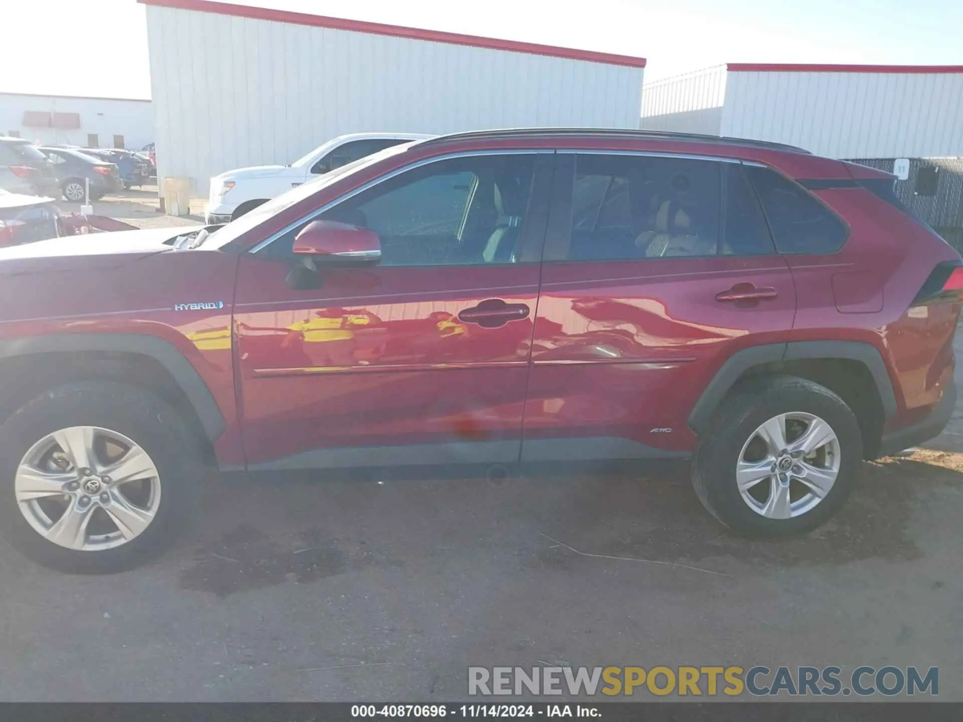 14 Photograph of a damaged car 4T3RWRFV0MU040707 TOYOTA RAV4 HYBRID 2021