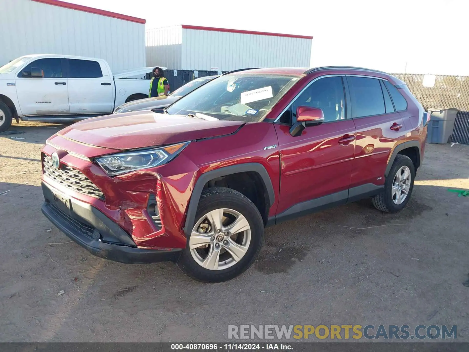 2 Photograph of a damaged car 4T3RWRFV0MU040707 TOYOTA RAV4 HYBRID 2021
