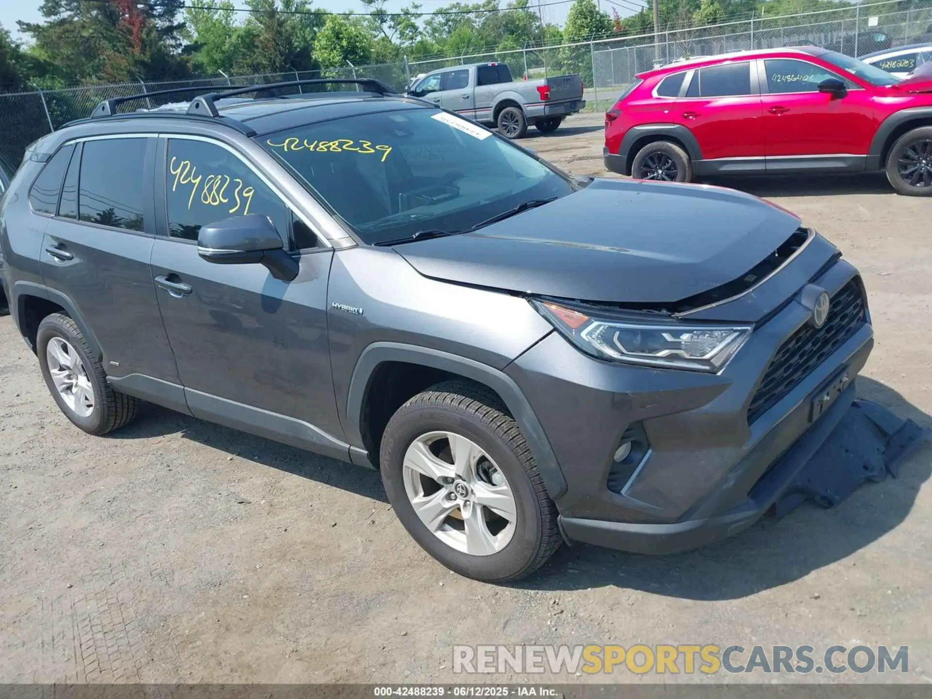 1 Photograph of a damaged car 4T3RWRFV1MU027125 TOYOTA RAV4 HYBRID 2021