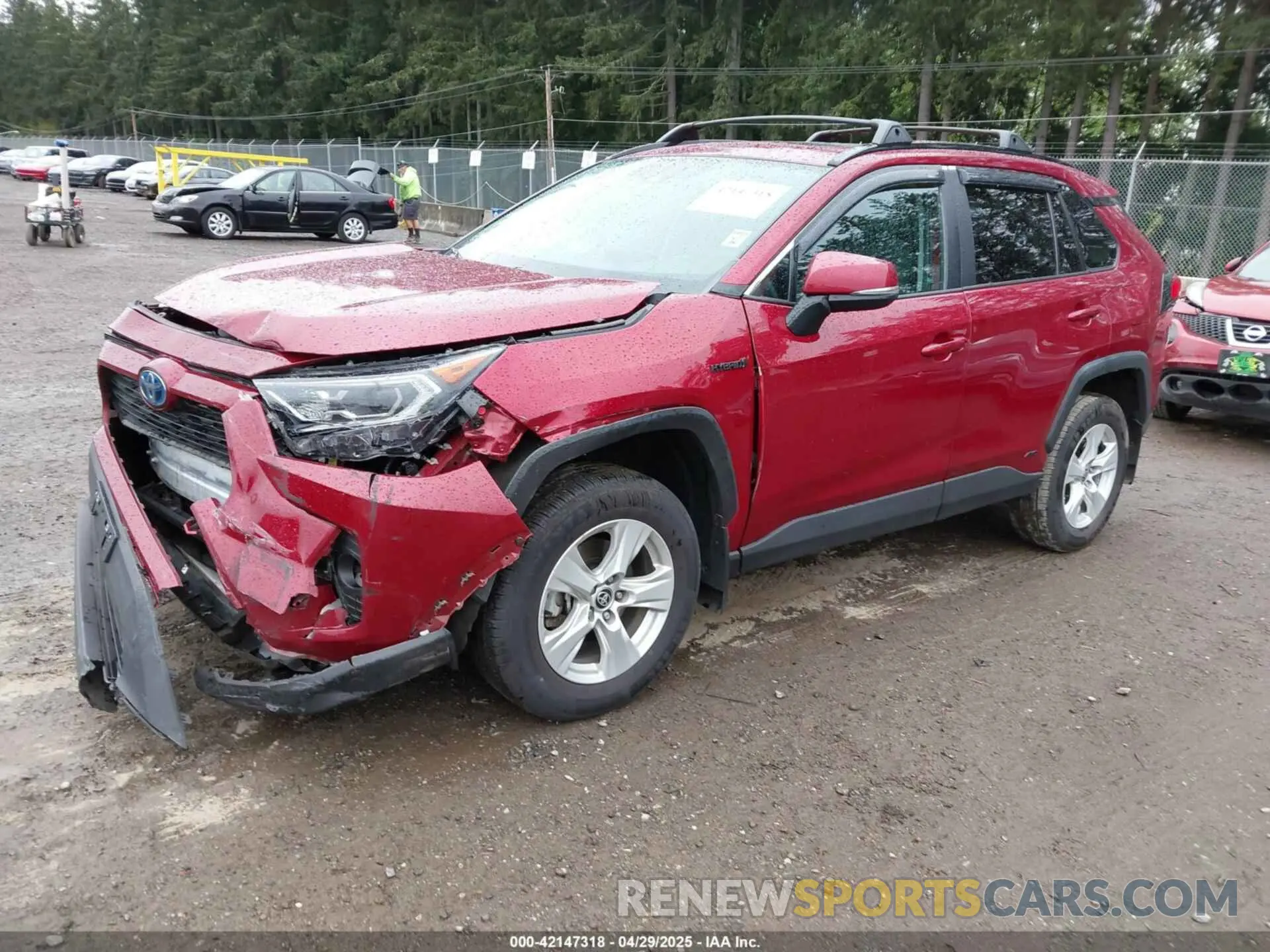 2 Фотография поврежденного автомобиля 4T3RWRFV3MU036375 TOYOTA RAV4 HYBRID 2021
