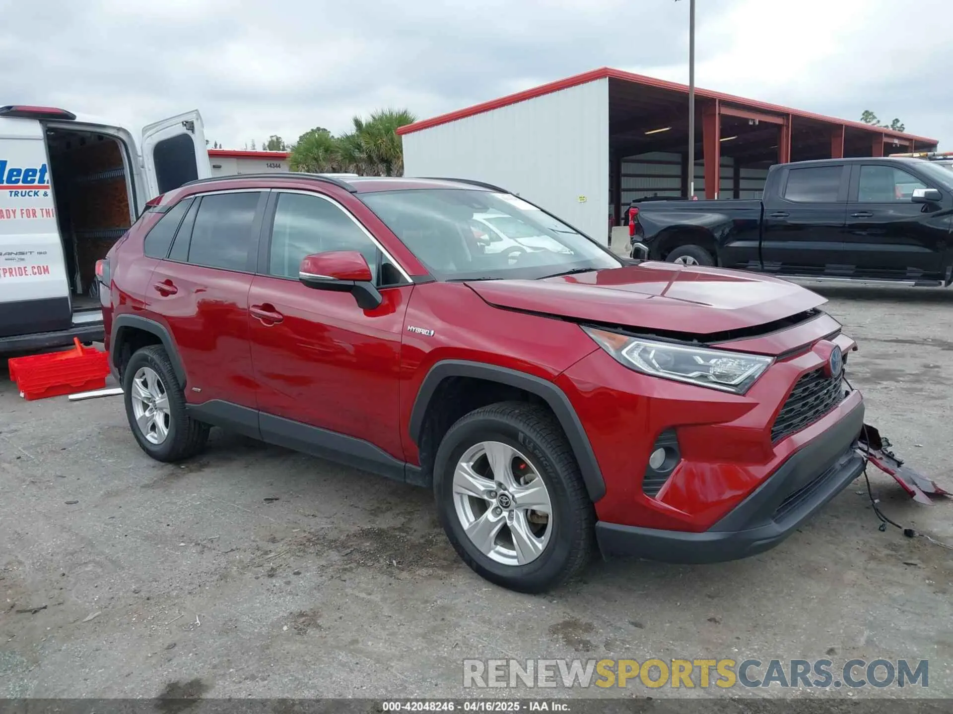 1 Photograph of a damaged car 4T3RWRFV4MU044341 TOYOTA RAV4 HYBRID 2021