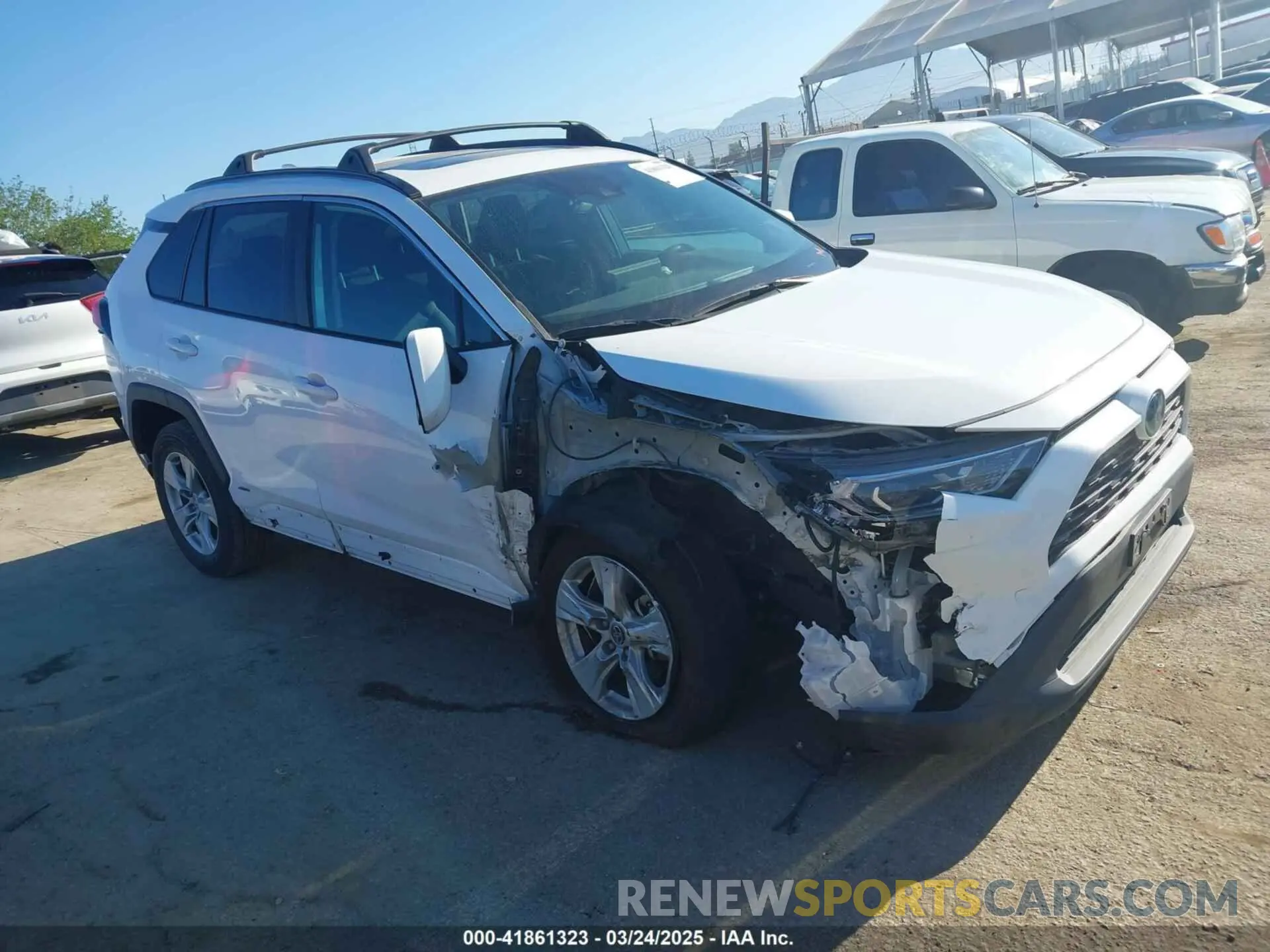1 Photograph of a damaged car 4T3RWRFV5MU025913 TOYOTA RAV4 HYBRID 2021