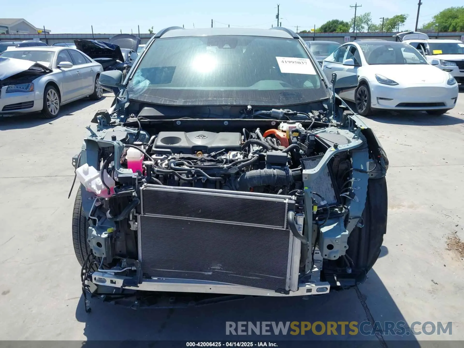 13 Фотография поврежденного автомобиля 4T3RWRFV6MU020607 TOYOTA RAV4 HYBRID 2021