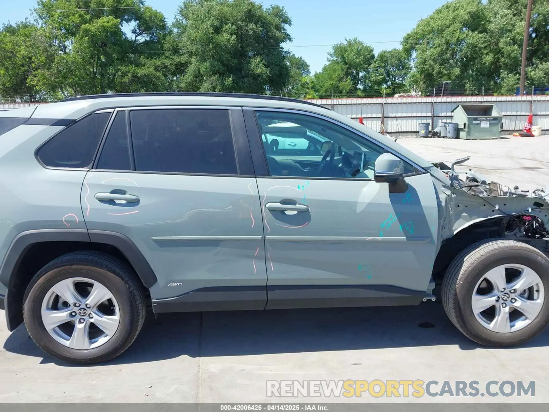 14 Фотография поврежденного автомобиля 4T3RWRFV6MU020607 TOYOTA RAV4 HYBRID 2021