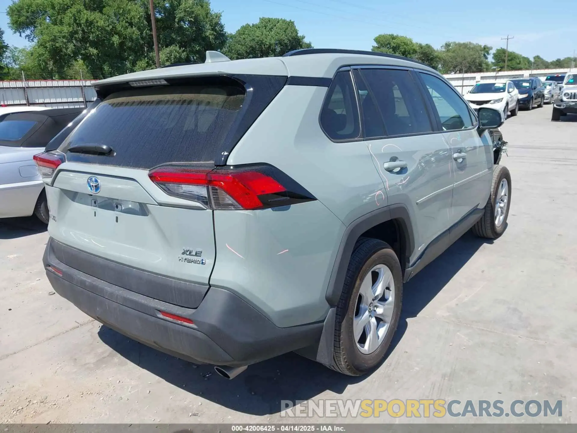 4 Фотография поврежденного автомобиля 4T3RWRFV6MU020607 TOYOTA RAV4 HYBRID 2021