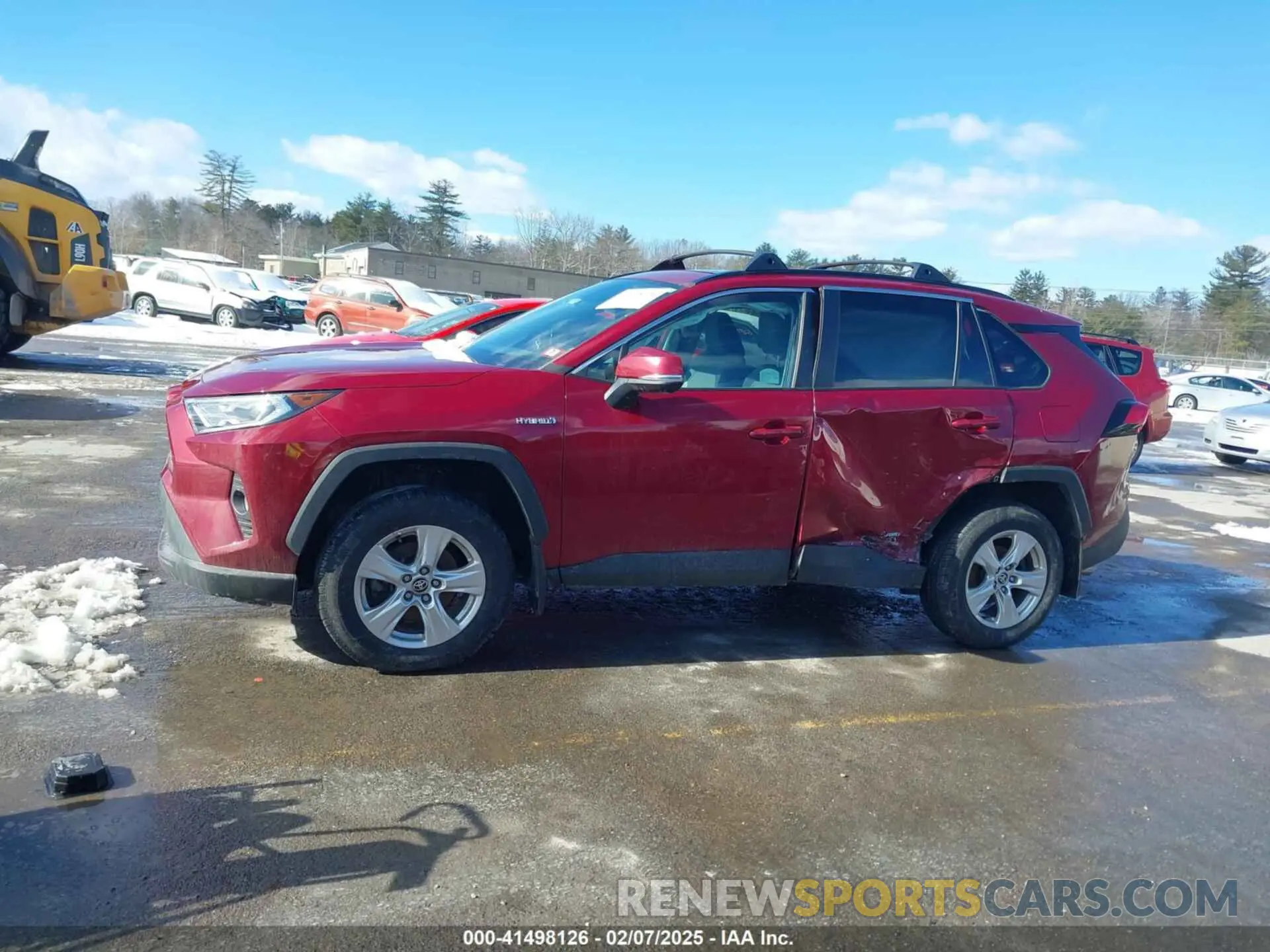 14 Photograph of a damaged car 4T3RWRFV6MU026133 TOYOTA RAV4 HYBRID 2021