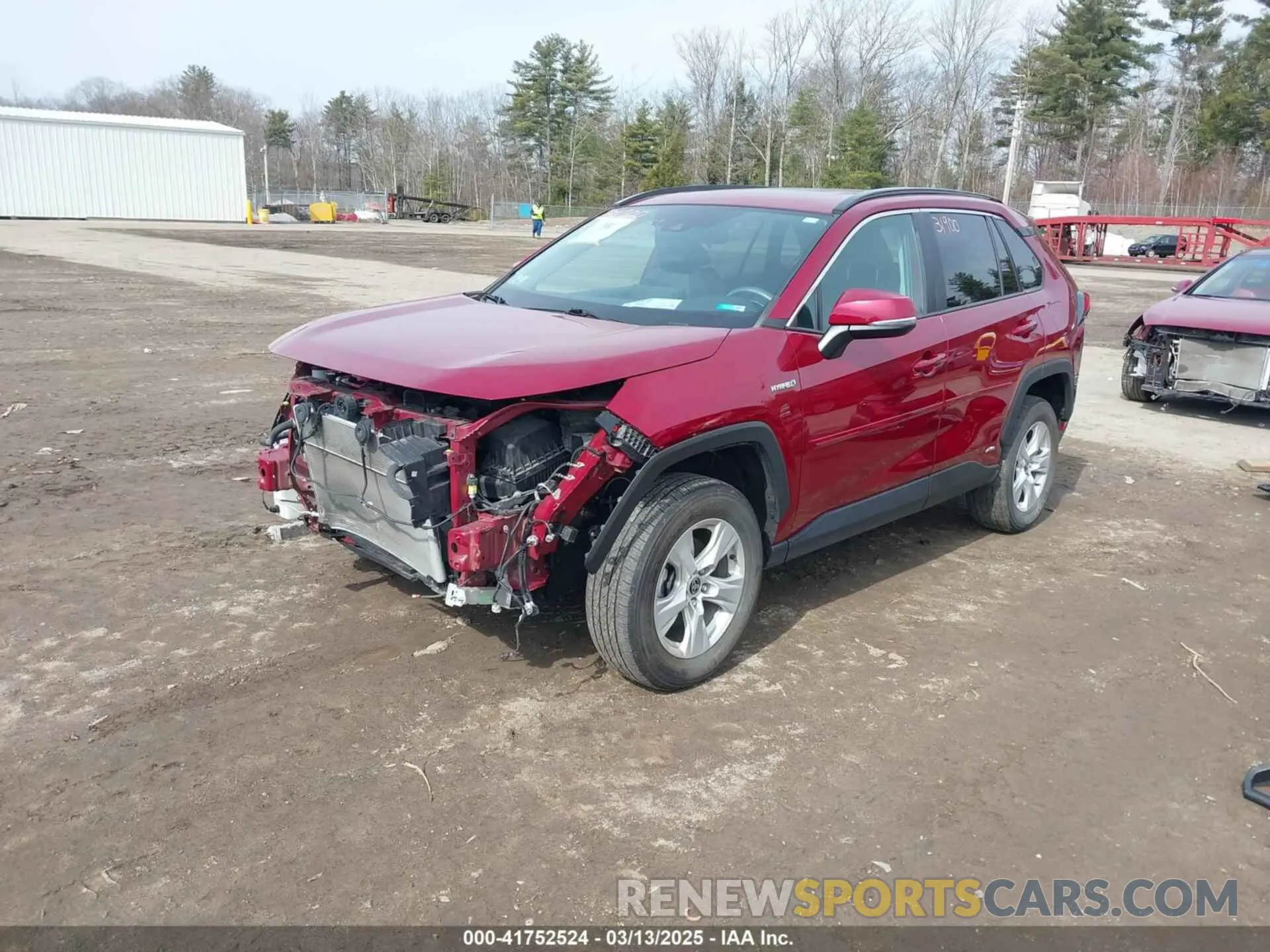 2 Photograph of a damaged car 4T3RWRFV6MU027704 TOYOTA RAV4 HYBRID 2021