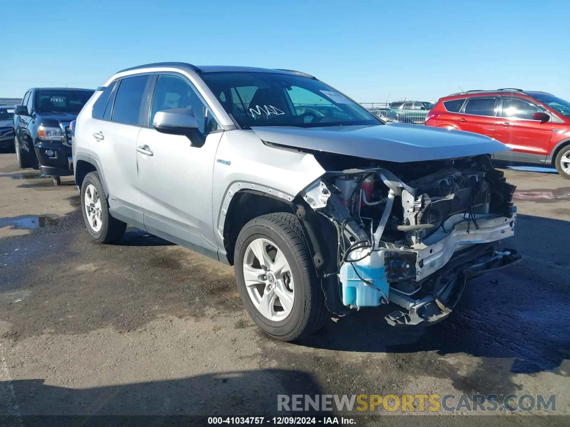 1 Photograph of a damaged car 4T3RWRFV9MU023114 TOYOTA RAV4 HYBRID 2021