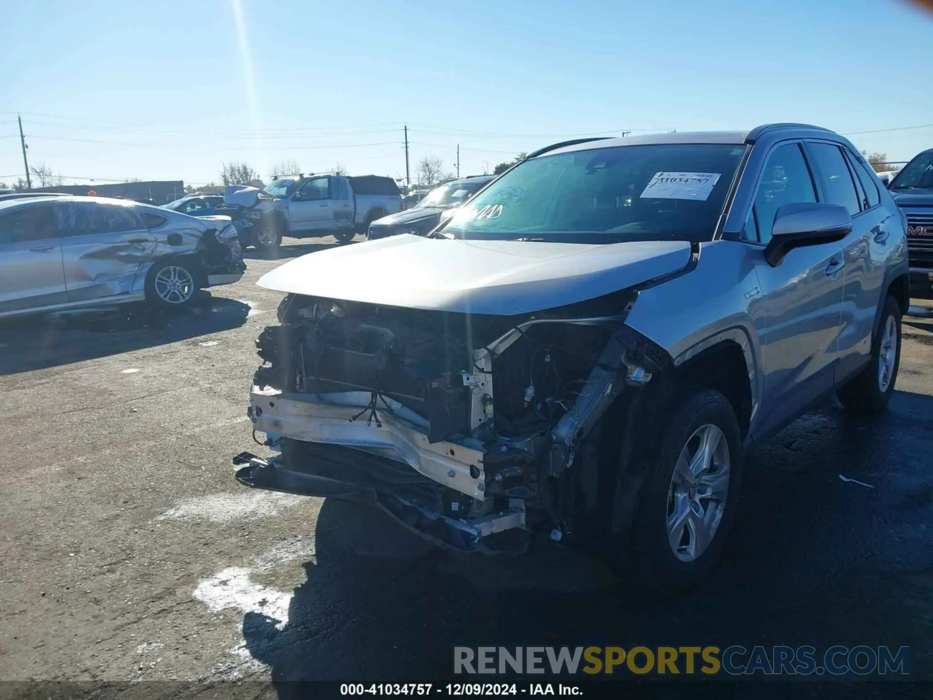 2 Photograph of a damaged car 4T3RWRFV9MU023114 TOYOTA RAV4 HYBRID 2021