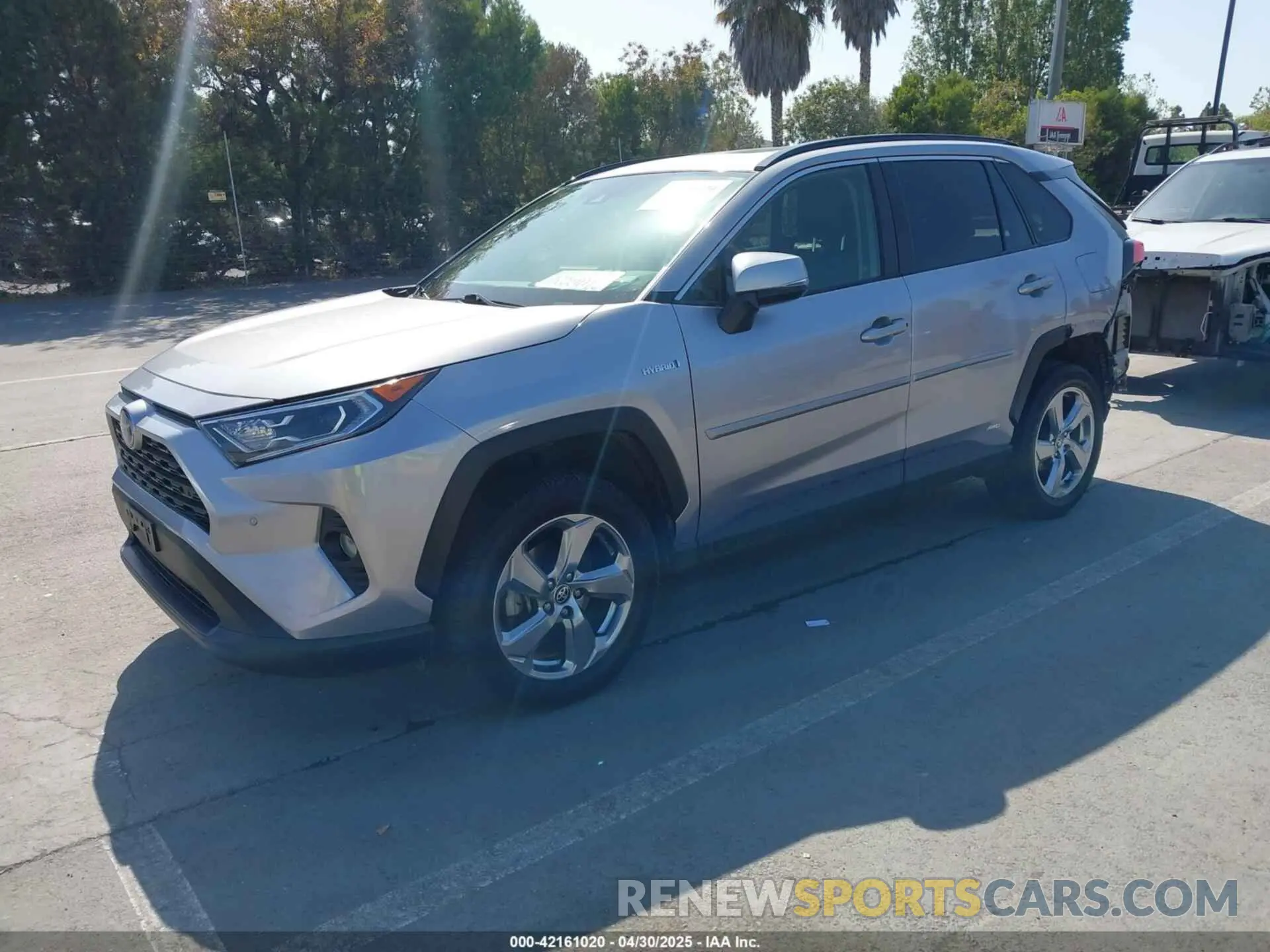 2 Фотография поврежденного автомобиля JTMB6RFV5MD015347 TOYOTA RAV4 HYBRID 2021