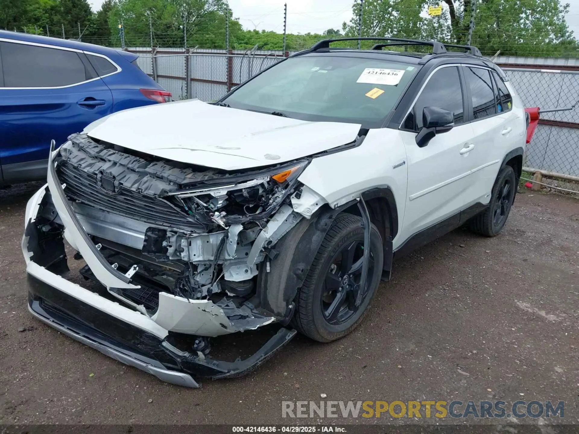 2 Фотография поврежденного автомобиля JTME6RFV5MJ011927 TOYOTA RAV4 HYBRID 2021