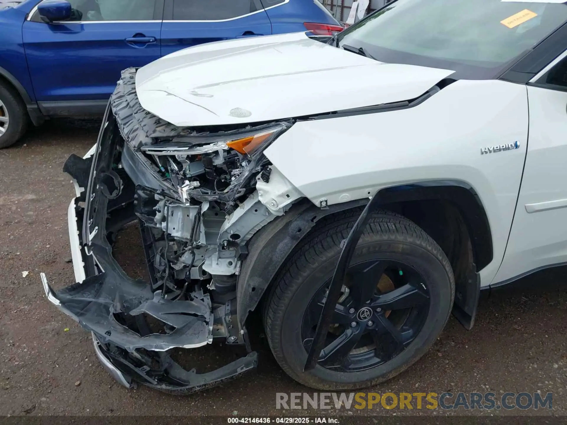 6 Фотография поврежденного автомобиля JTME6RFV5MJ011927 TOYOTA RAV4 HYBRID 2021